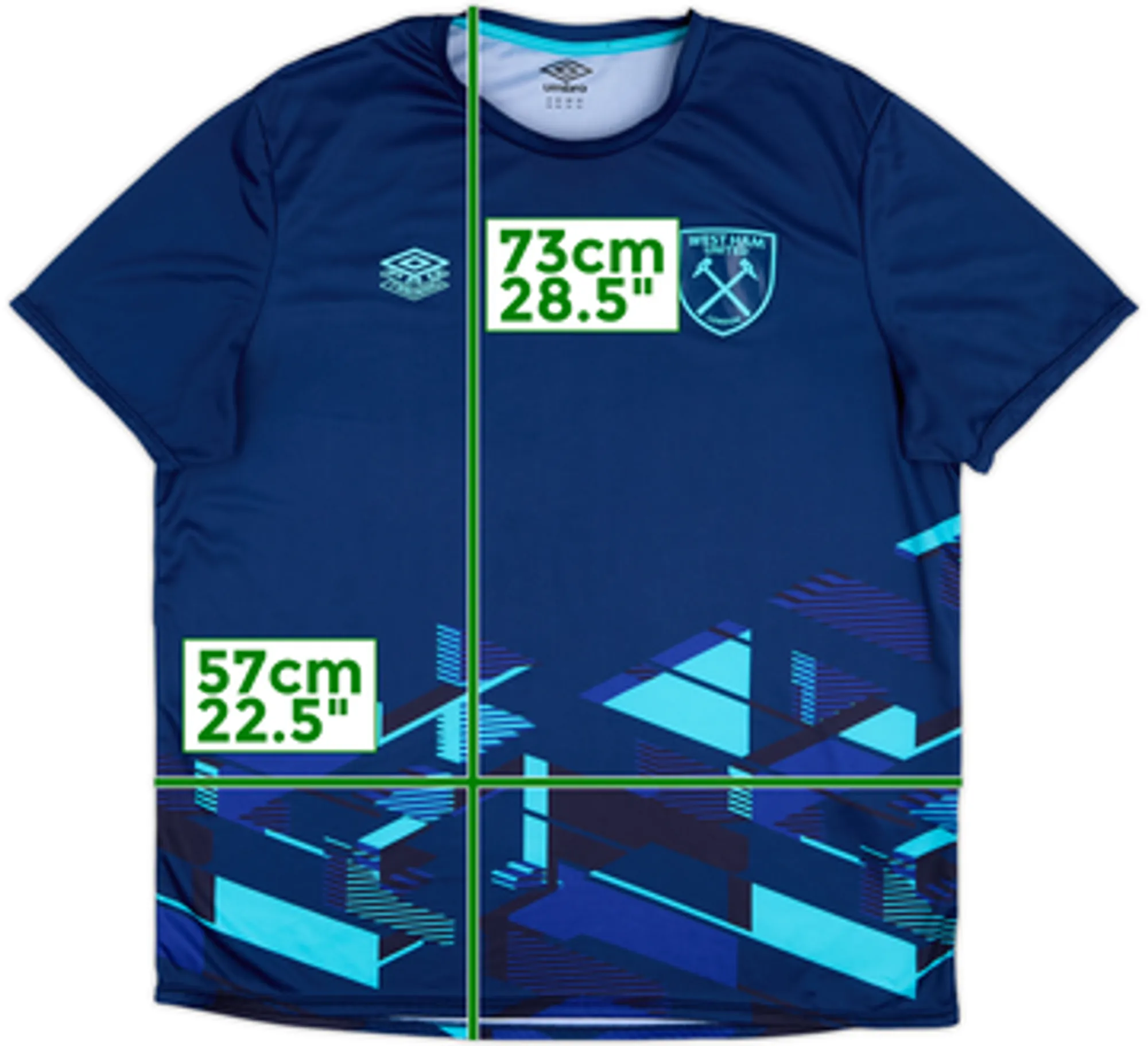 2023-24 West Ham Umbro Pre-Match Training Shirt - 10/10 - (XXL)