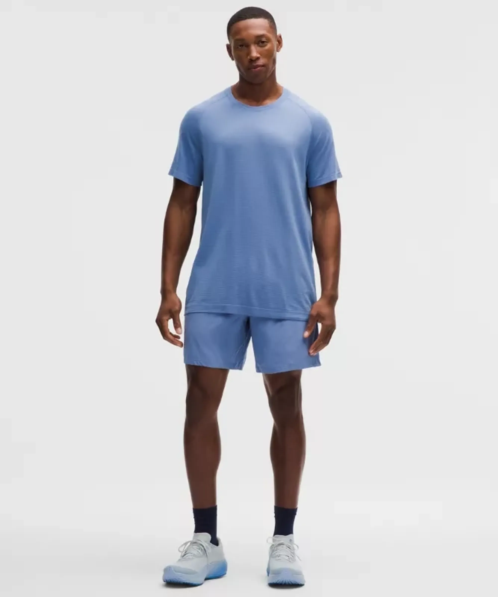 lululemon – Men's Pace Breaker Lined Shorts – 7" – Color Blue – Size Small