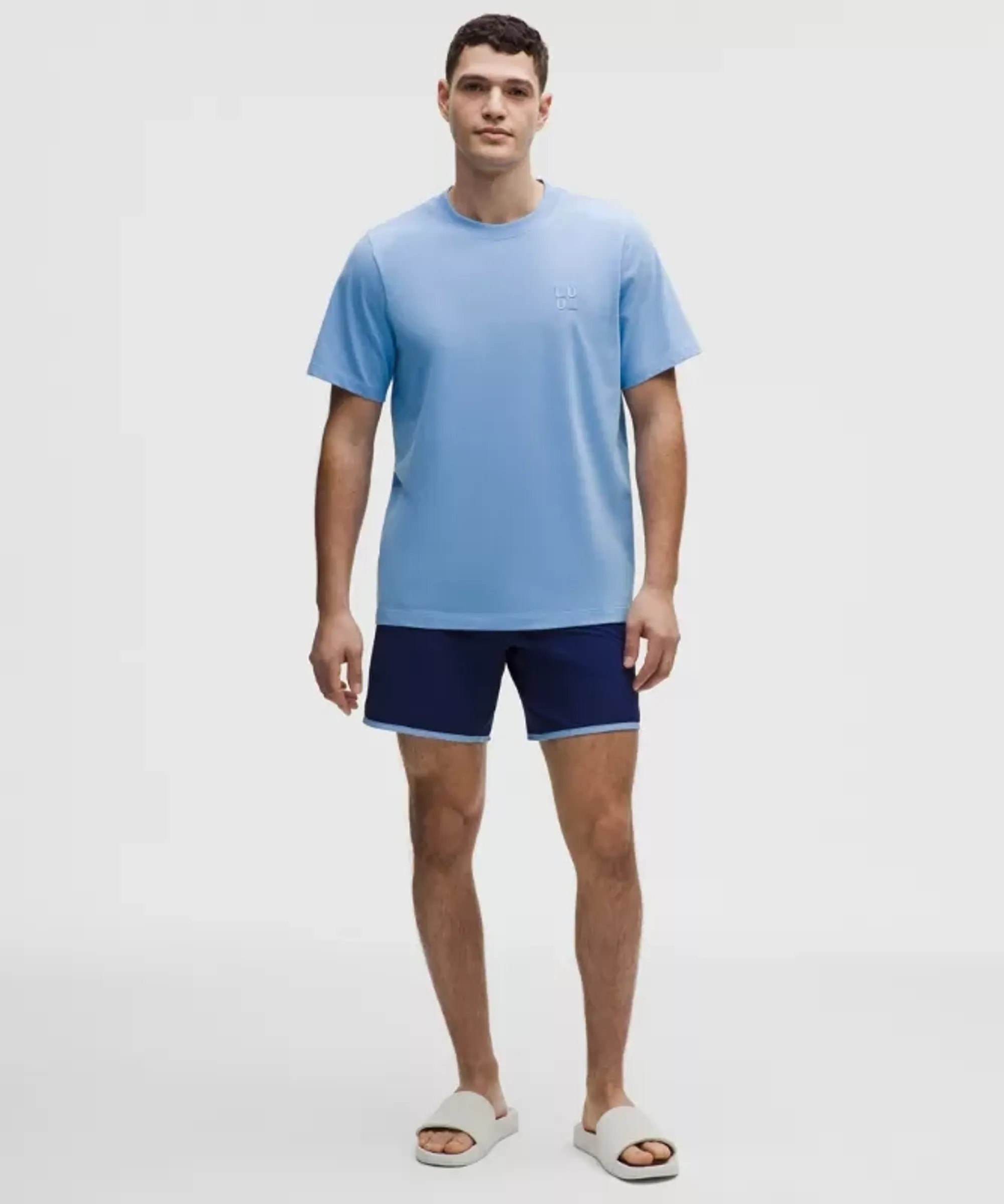 lululemon – Men's Classic-Fit Linerless Board Shorts – 7" – Color Blue – Size 31