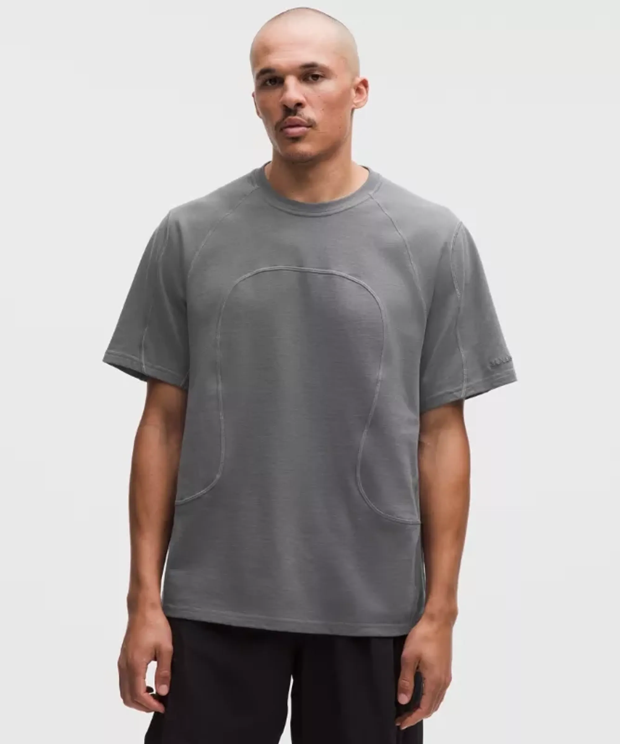 lululemon – Men's Organic Jersey Short-Sleeve Shirt SLNSH Collection – Color Grey – Size XS
