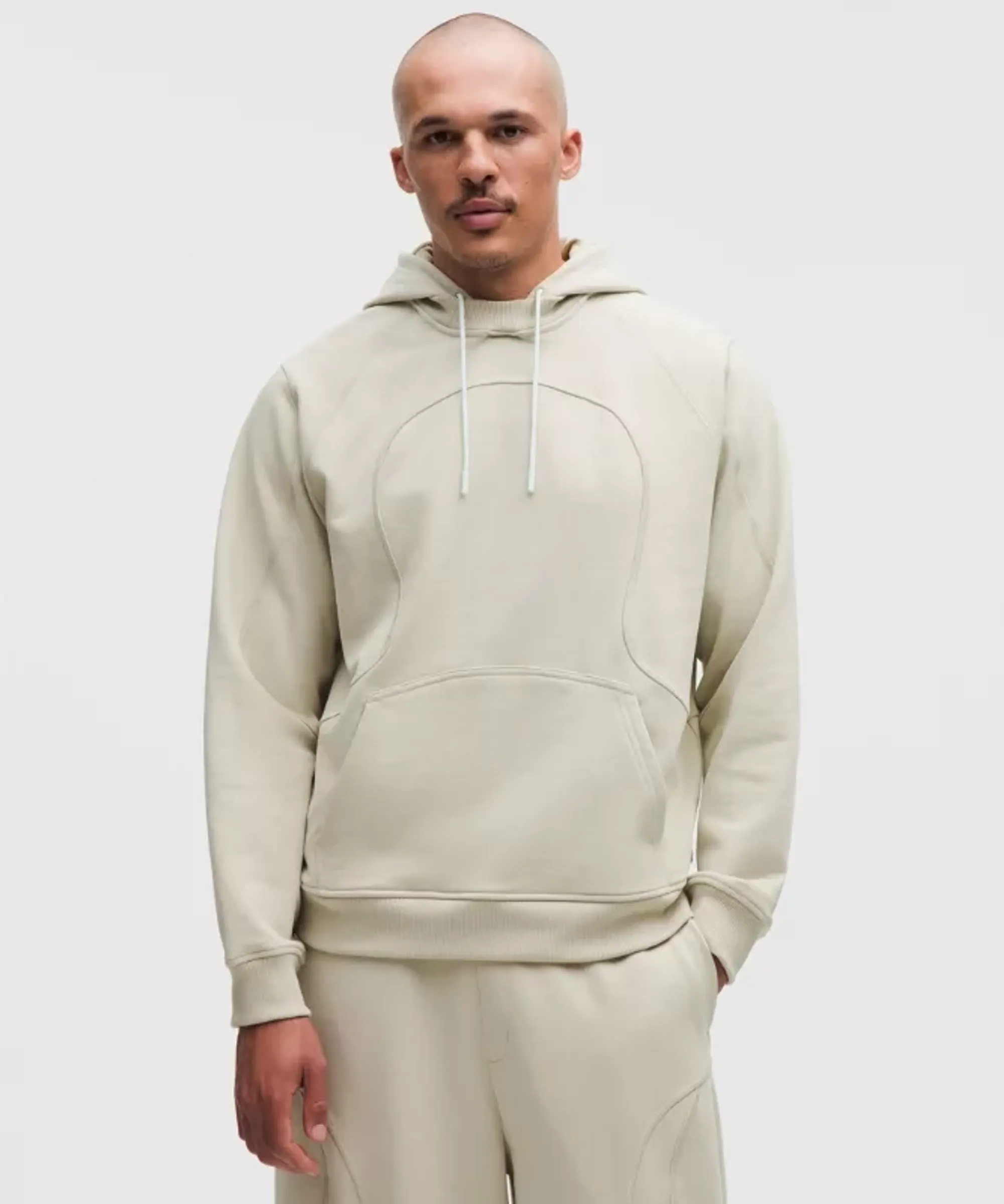 lululemon – Men's Organic Cotton Transformable Crew Sweatshirt SLNSH Collection – Color Khaki – Size XL