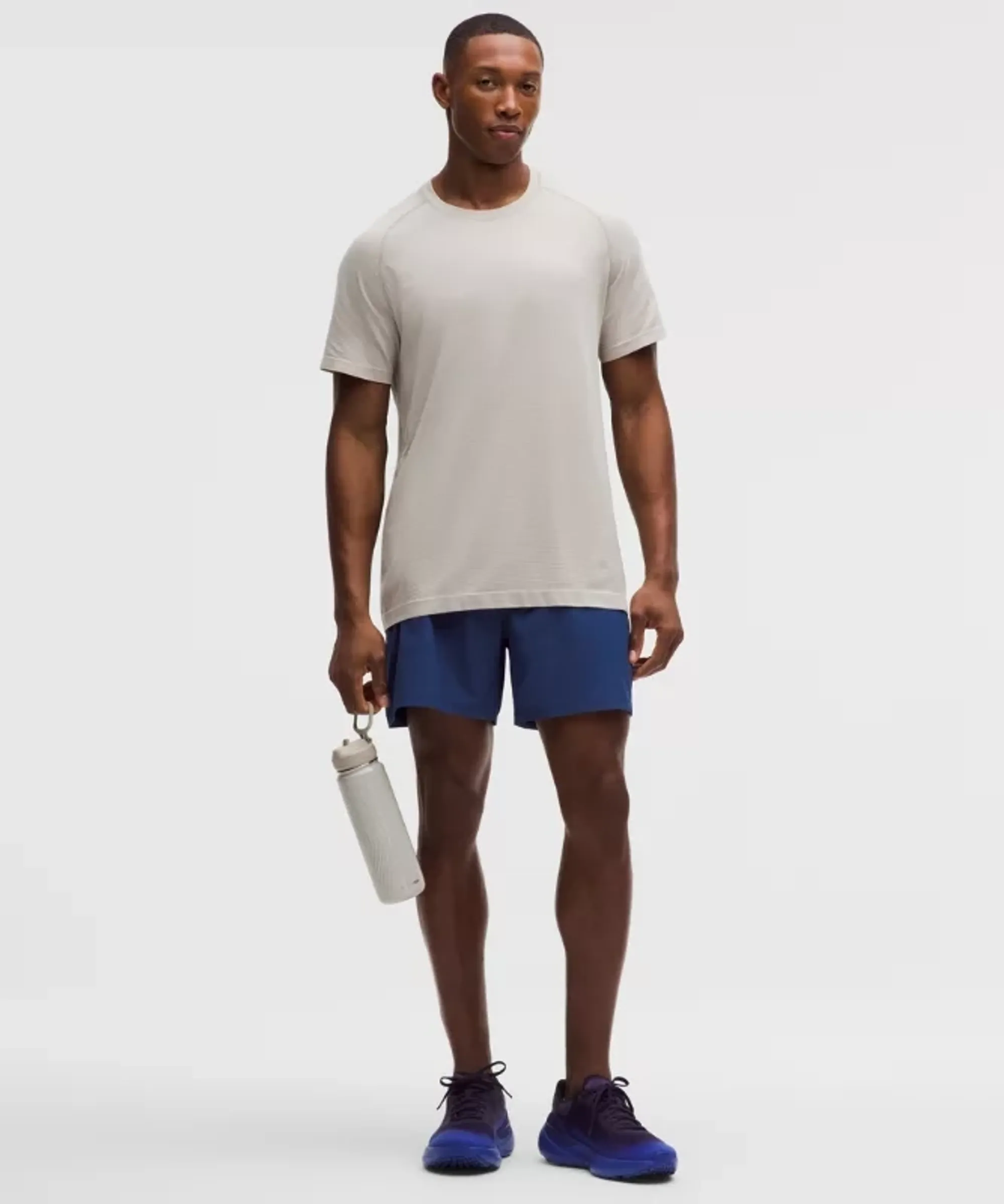 lululemon – Men's Pace Breaker Lined Shorts – 5" – Color Blue – Size Large