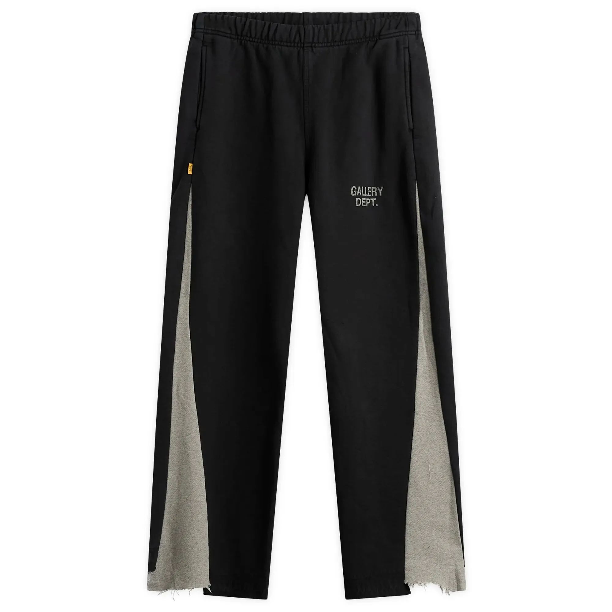 Gallery Dept Men's. Twisted Leg Flare Sweatpant Washed Black/Heather Grey