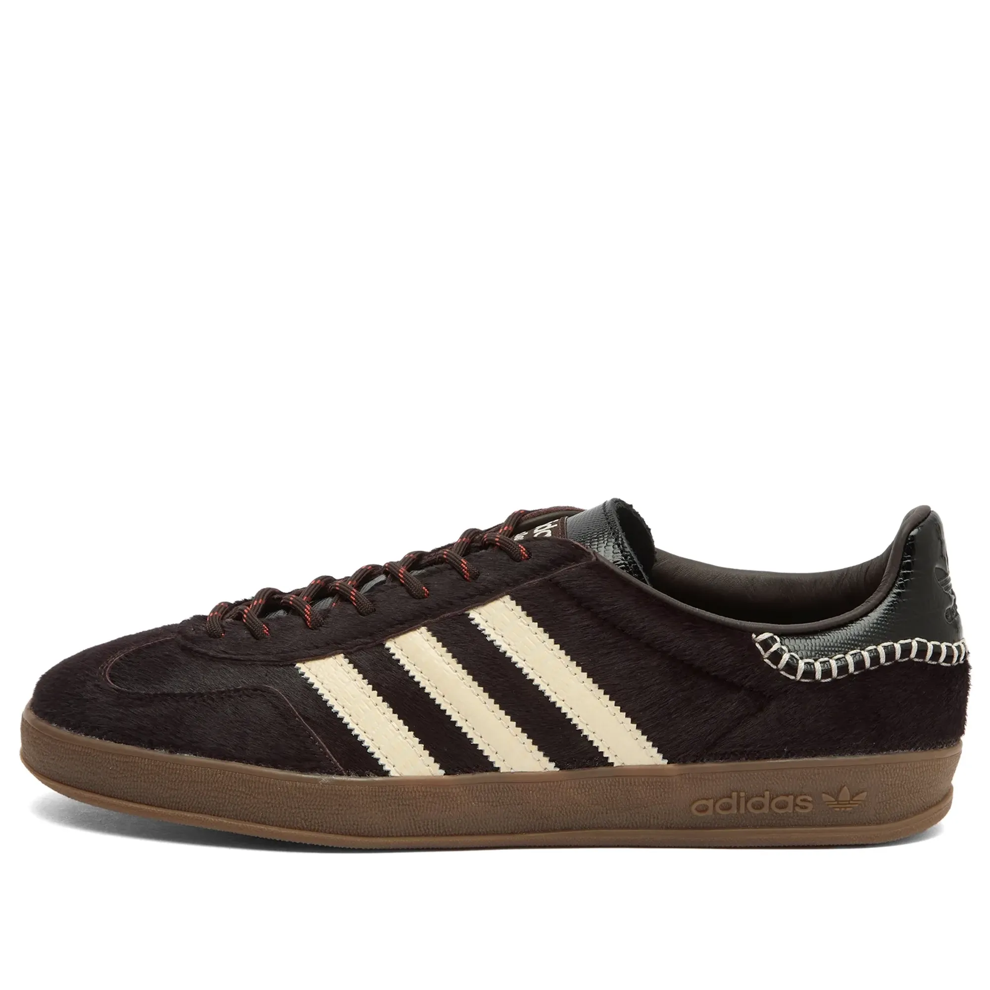 adidas Originals adidas x Wales Bonner Gazelle Pony Sneaker Aurora Coffee/Wonder White/Core Black