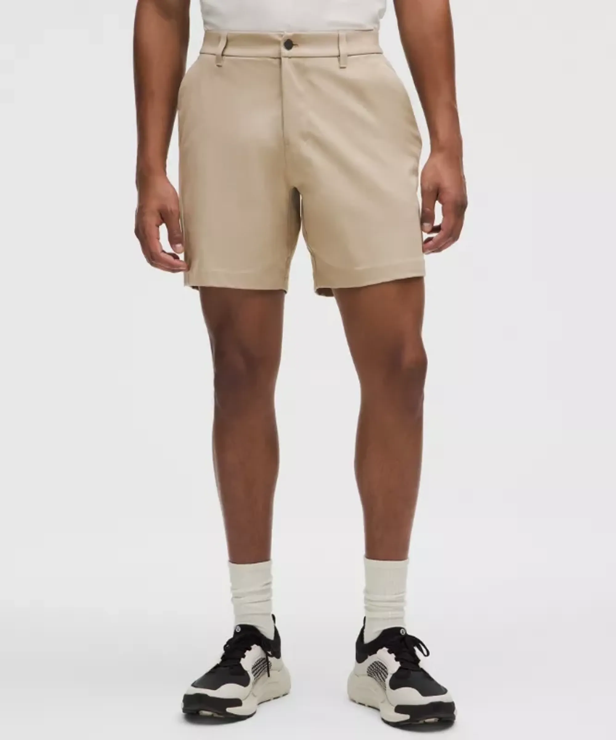 lululemon – Men's ABC Classic-Fit Shorts Warpstreme – 7" – Color Khaki – Size 38