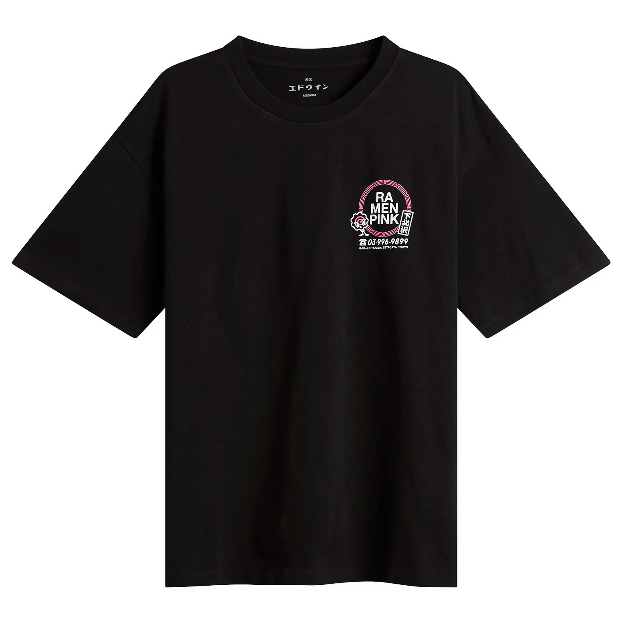 Edwin Men's Ramen Pink TS Black