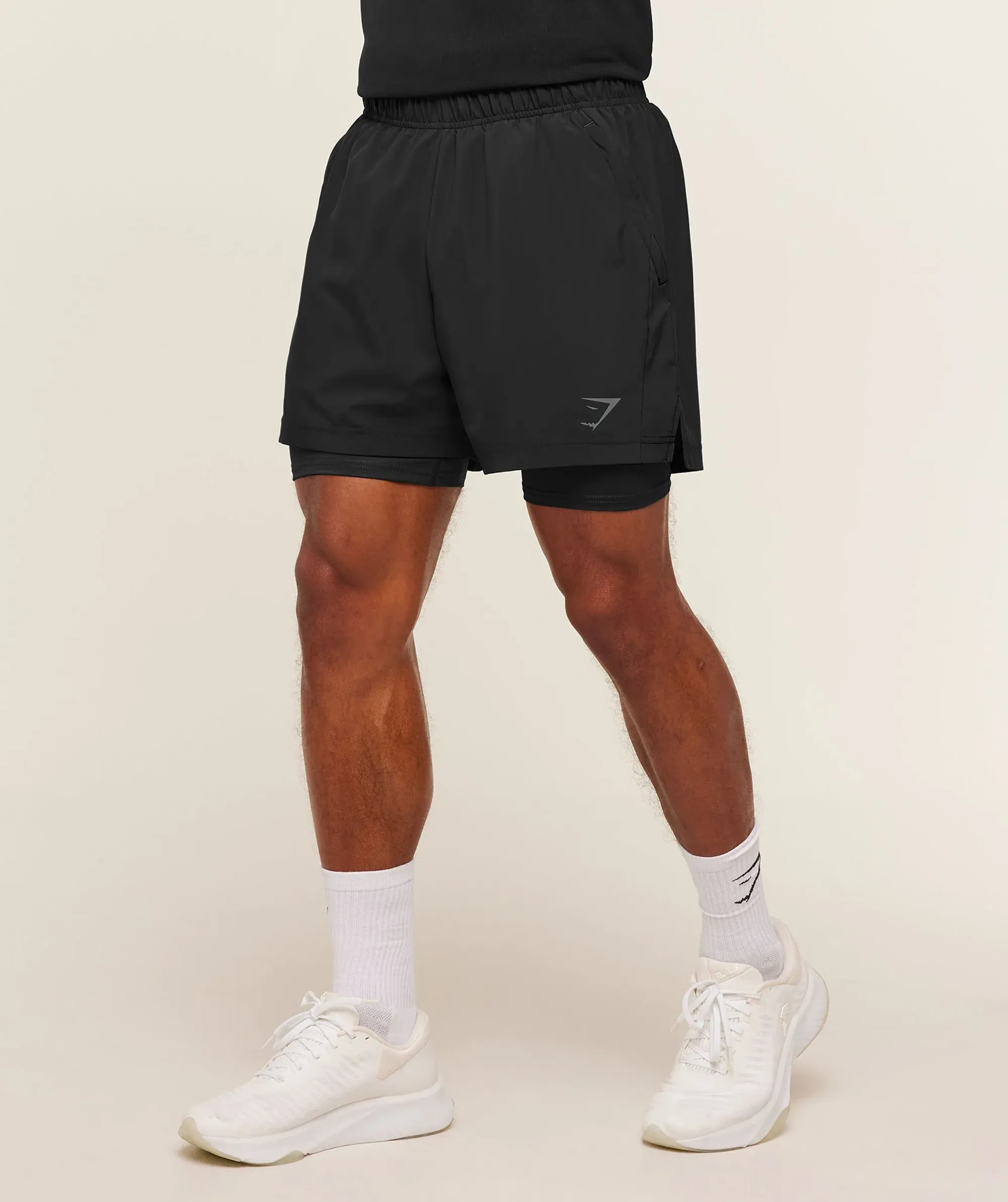 Gymshark Sport 5" 2 in 1 Shorts - Black