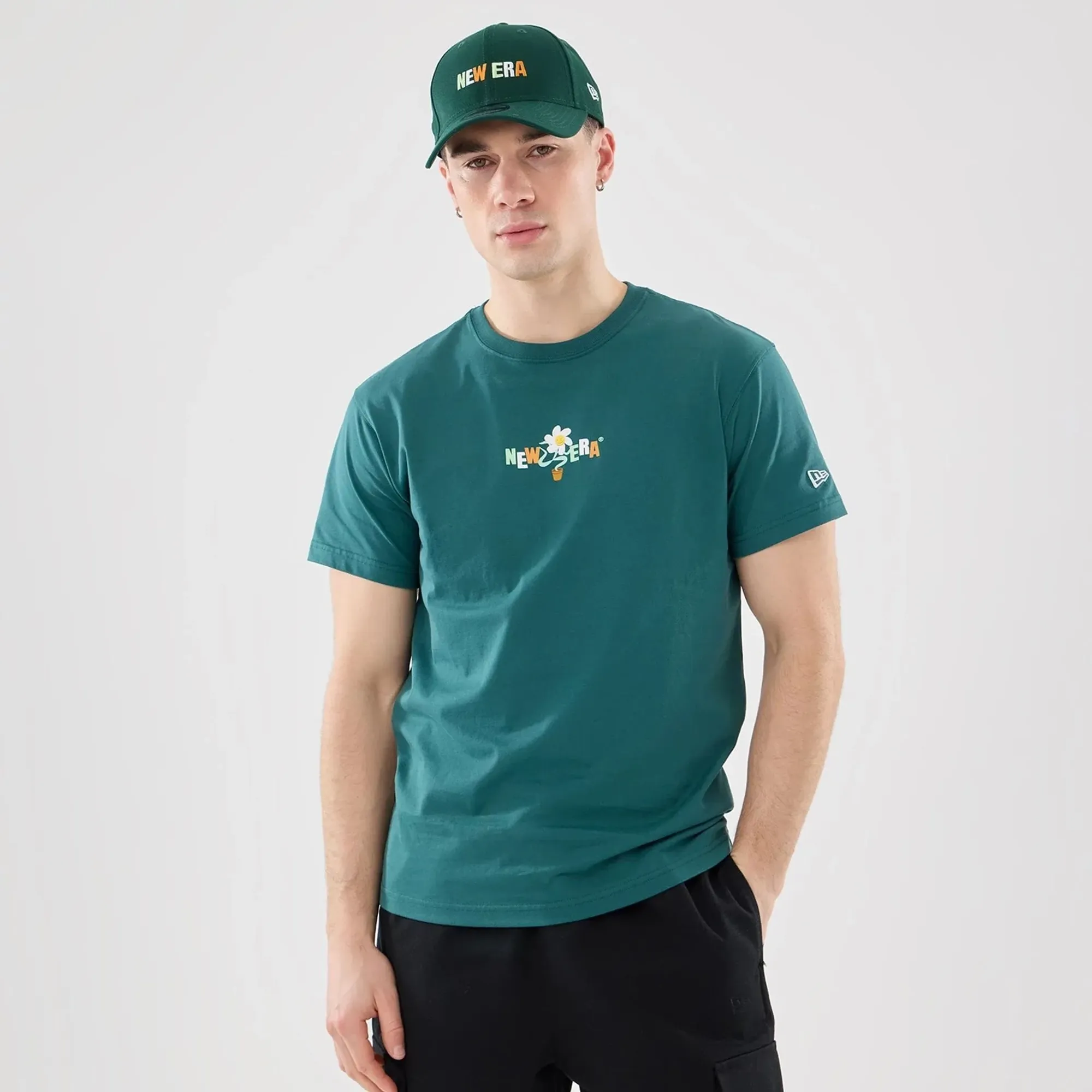 New Era Earth Day Dark Green T-Shirt adult unisex