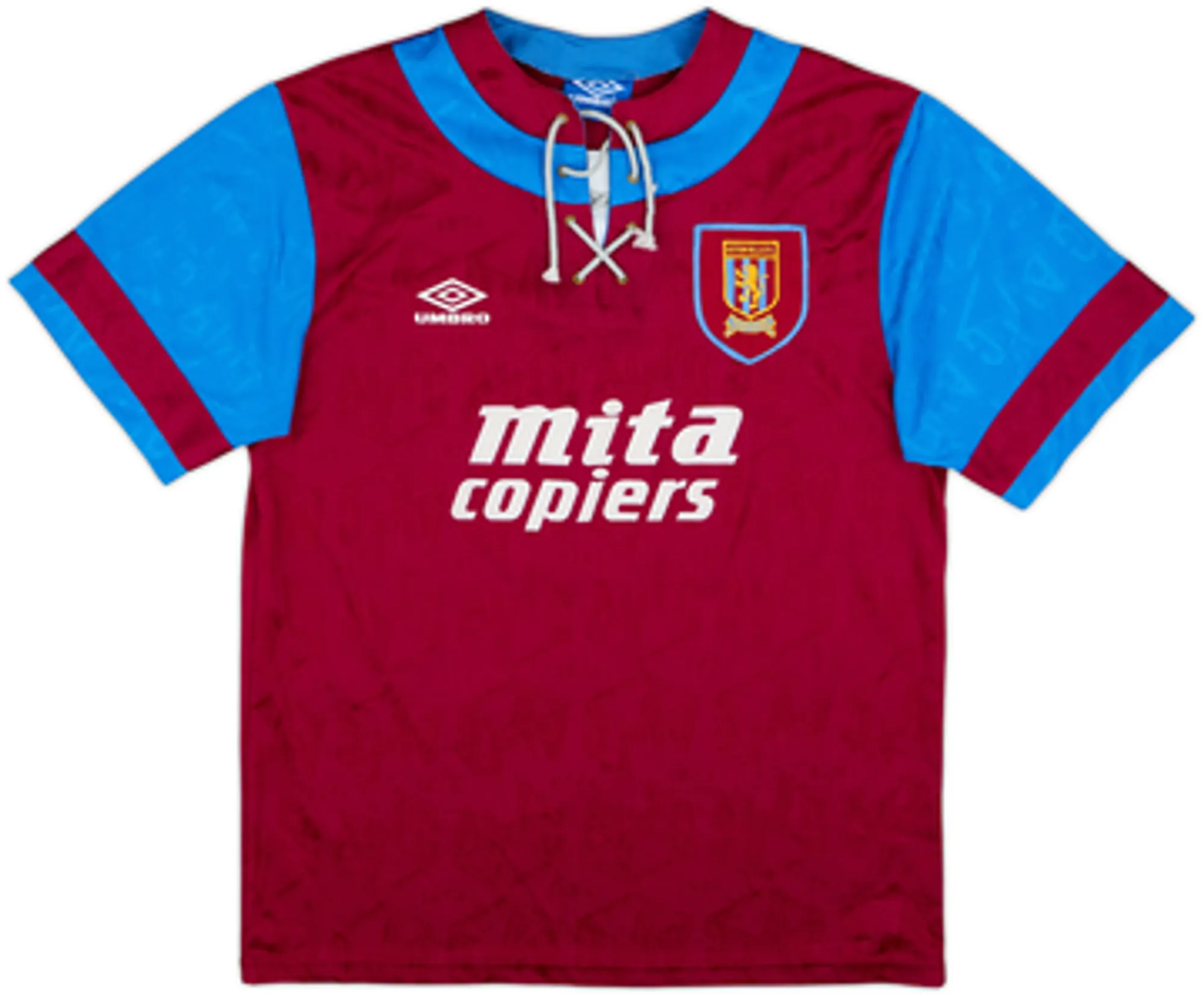 1992-93 Aston Villa Home Shirt McGrath #5 - 8/10 - (L)