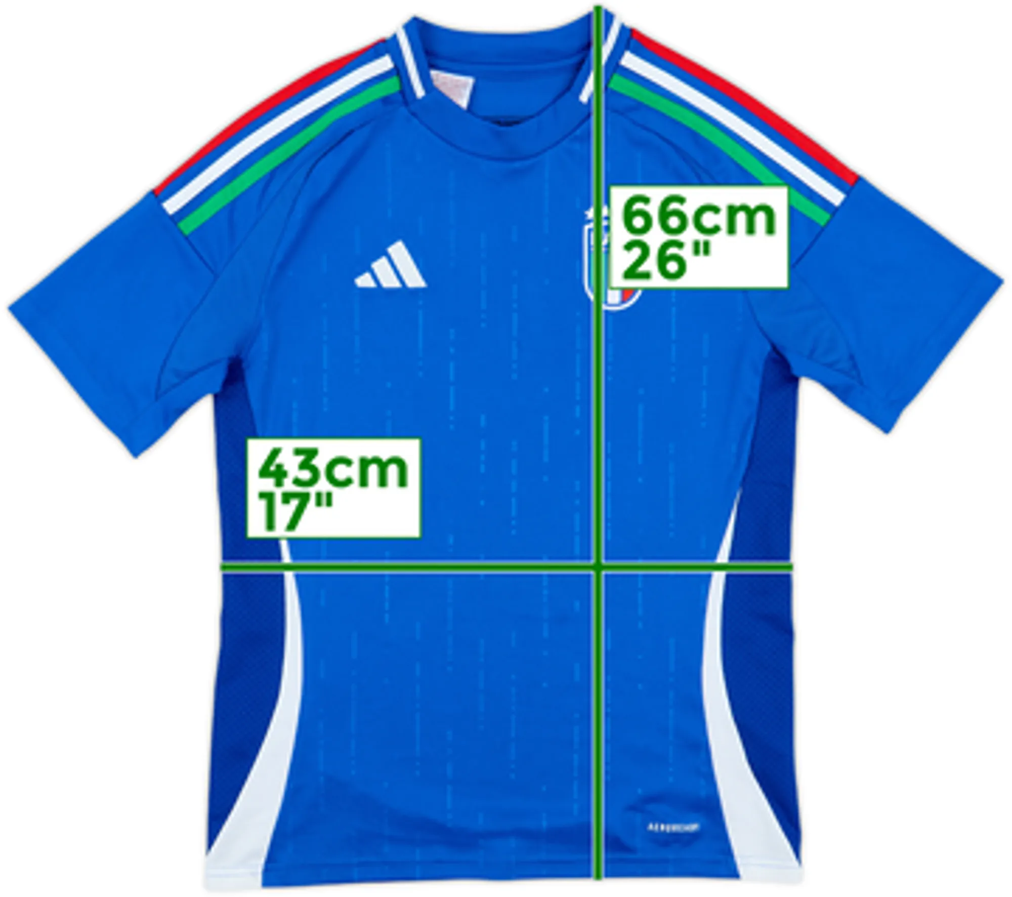 2024-25 Italy Home Shirt - 10/10 - (L.Boys)