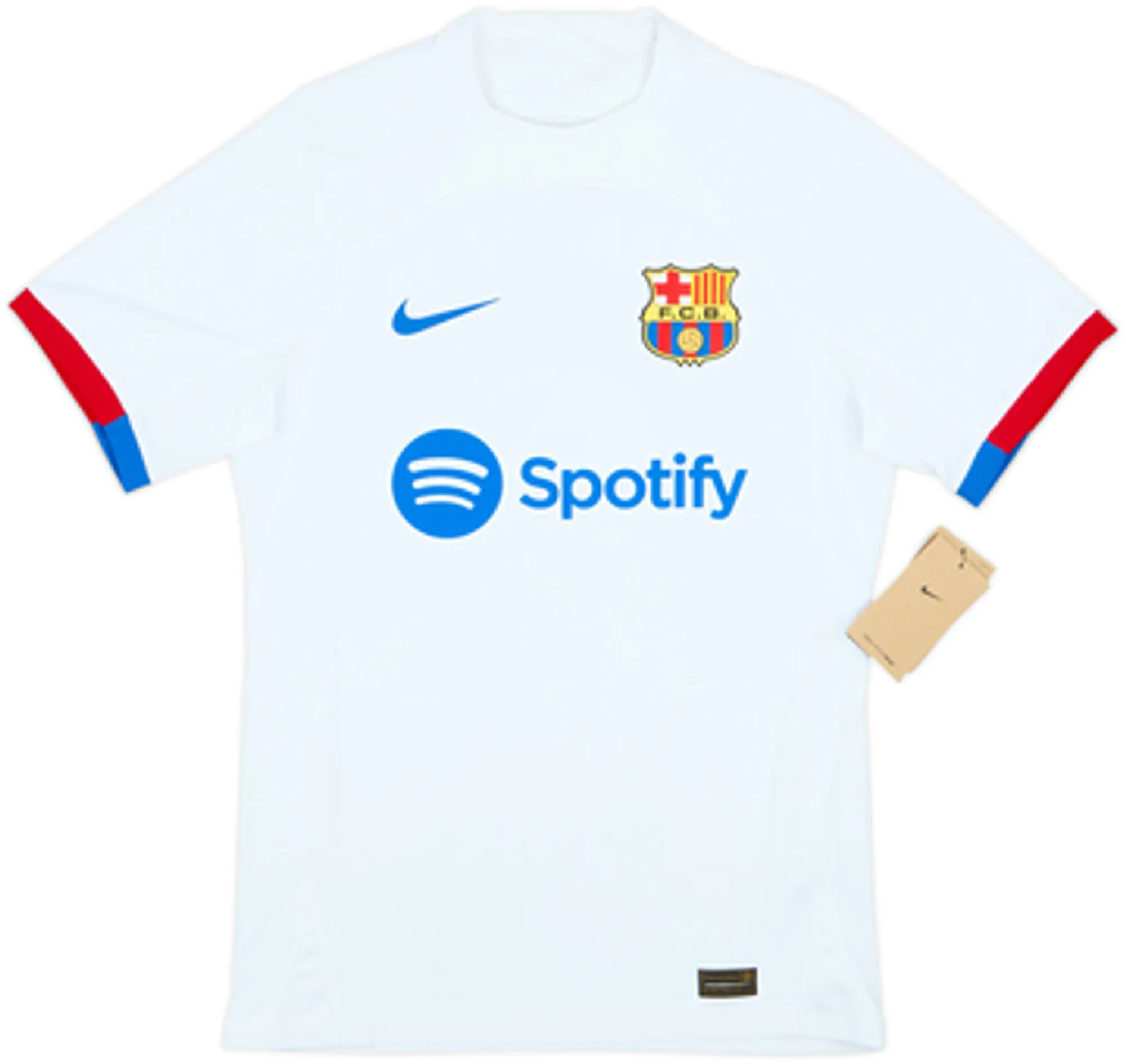 2023-24 Barcelona Authentic Away Shirt Lewandowski #9 (S)