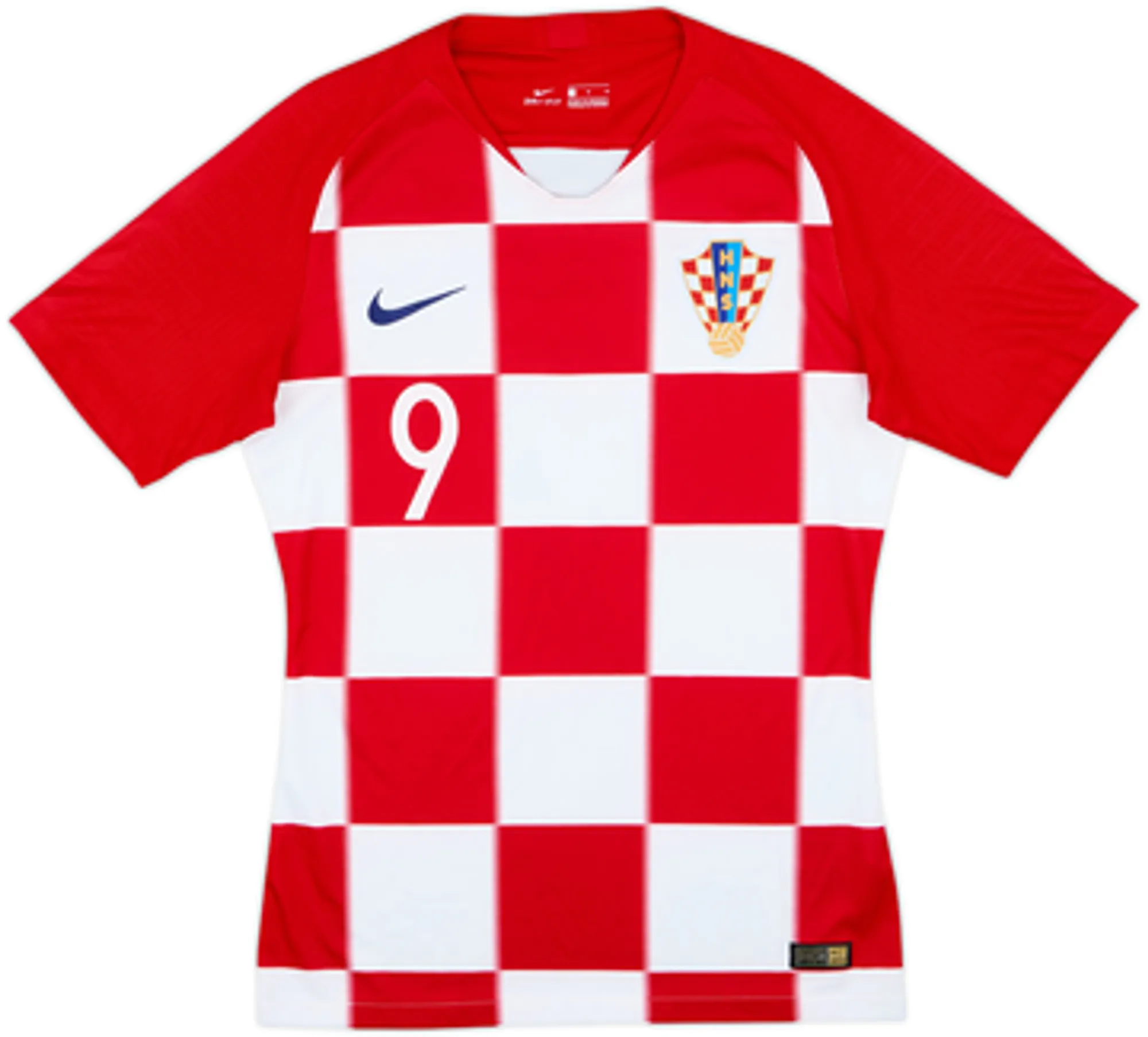 2018-19 Croatia Authentic Home Shirt Suker #9 - 8/10 - (M)