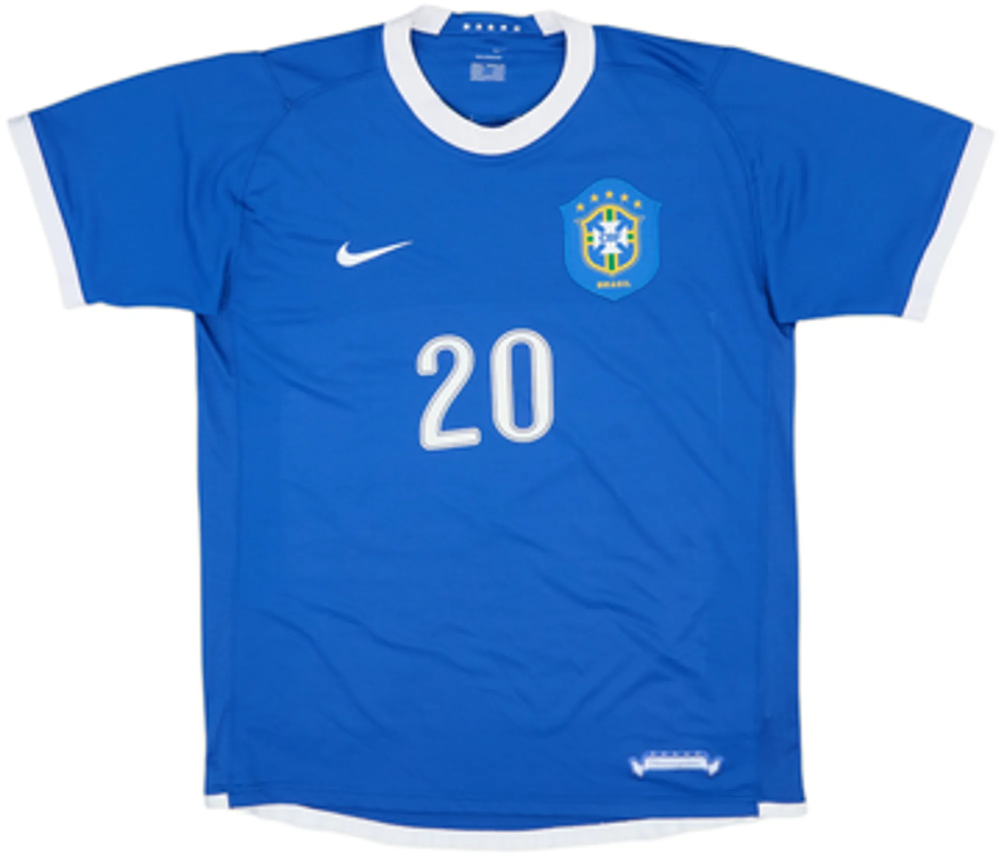 2006-07 Brazil Away Shirt Baptista #20 - 6/10 - (M)