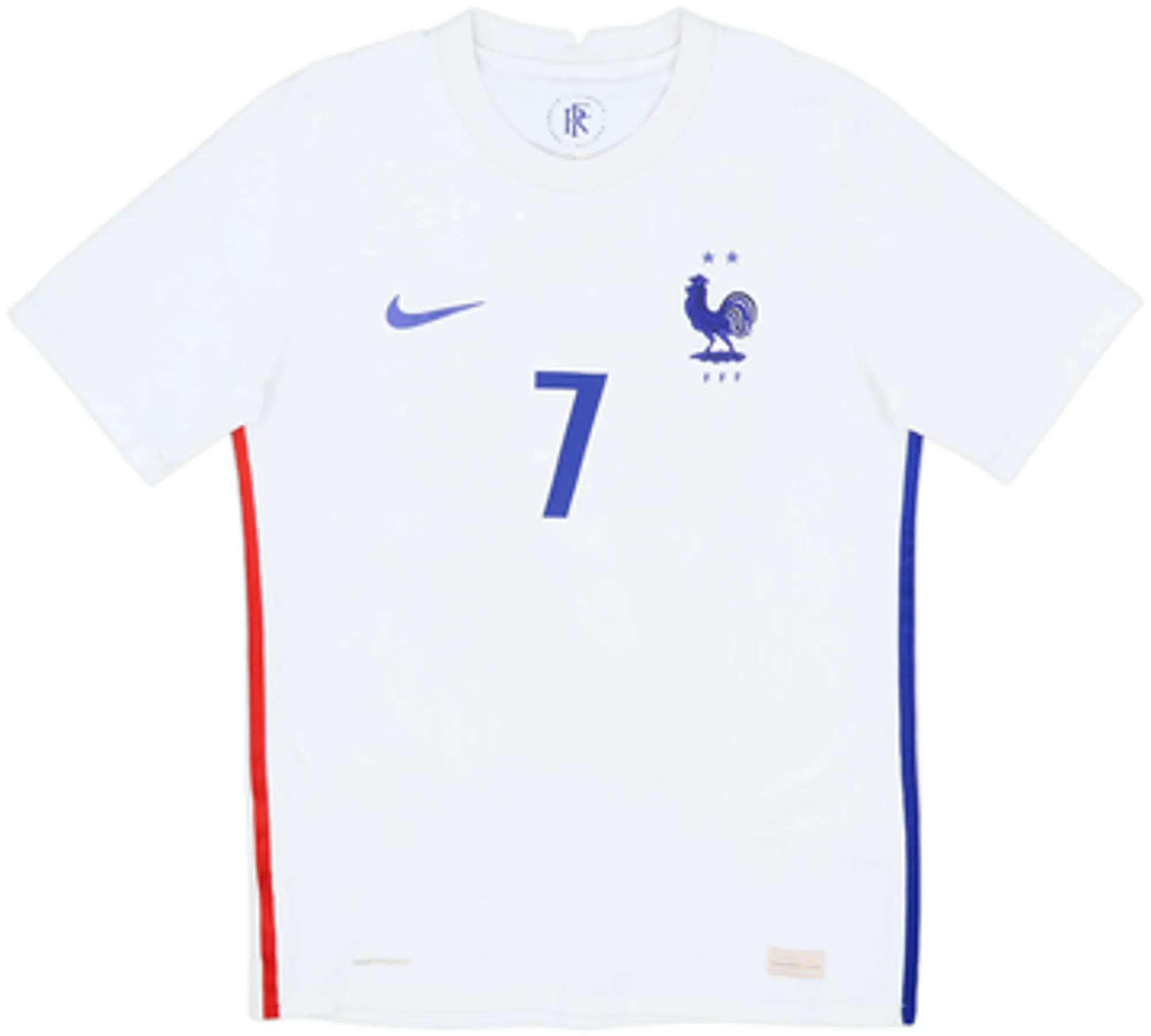 2020-21 France Authentic Away Shirt Griezmann #7 - 6/10 - (S)