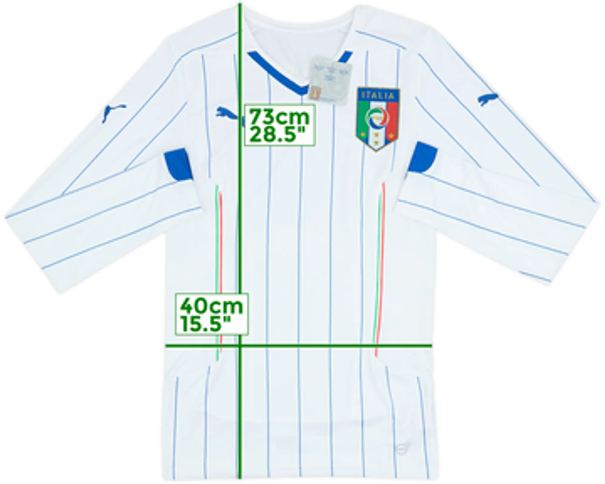 2014-15 Italy Player Issue ACTV Away L/S Shirt (3XL)