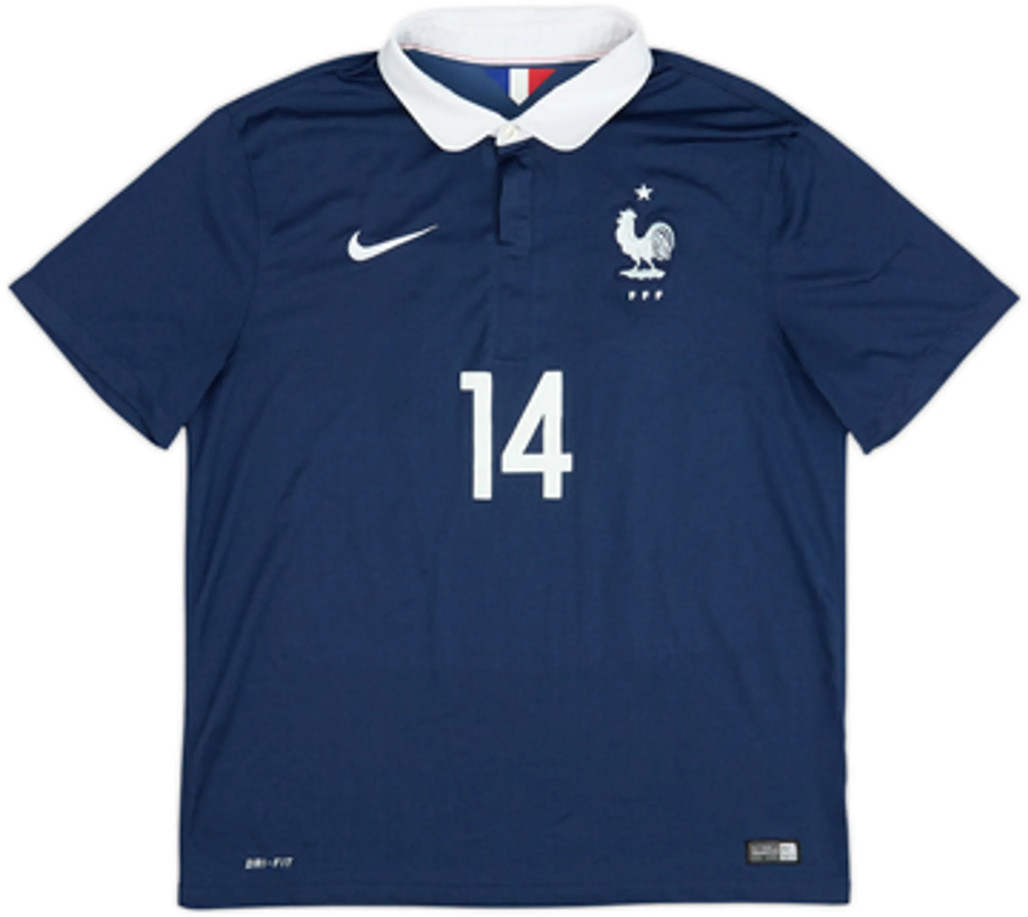2014-15 France Home Shirt Matuidi #14 - 5/10 - (L)