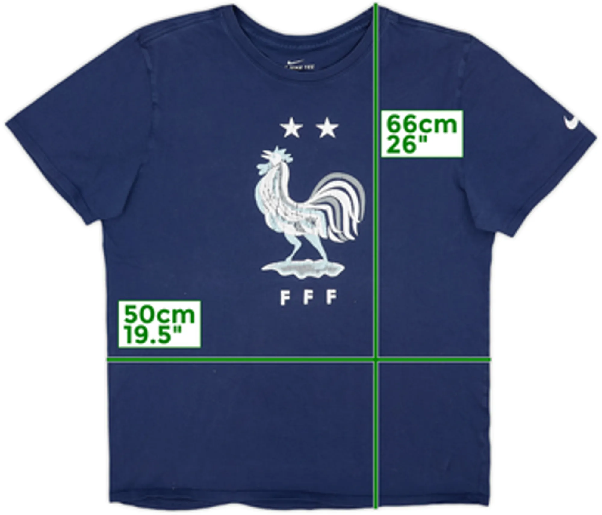 2018-19 France Nike Cotton Tee - 6/10 - (L)