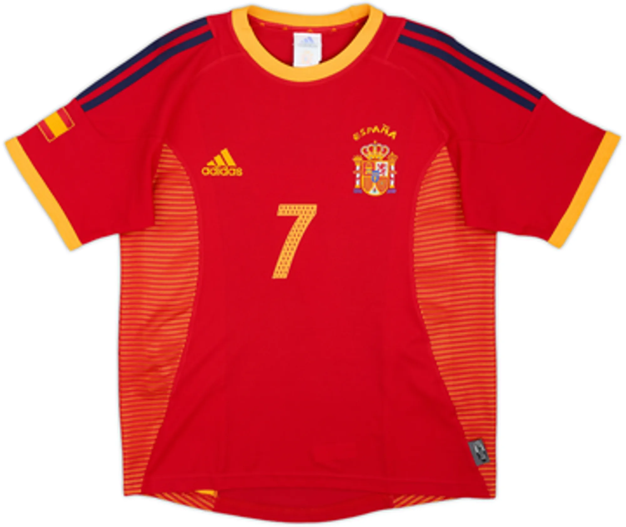 2002-04 Spain Home Shirt Raul #7 - 9/10 - (L)