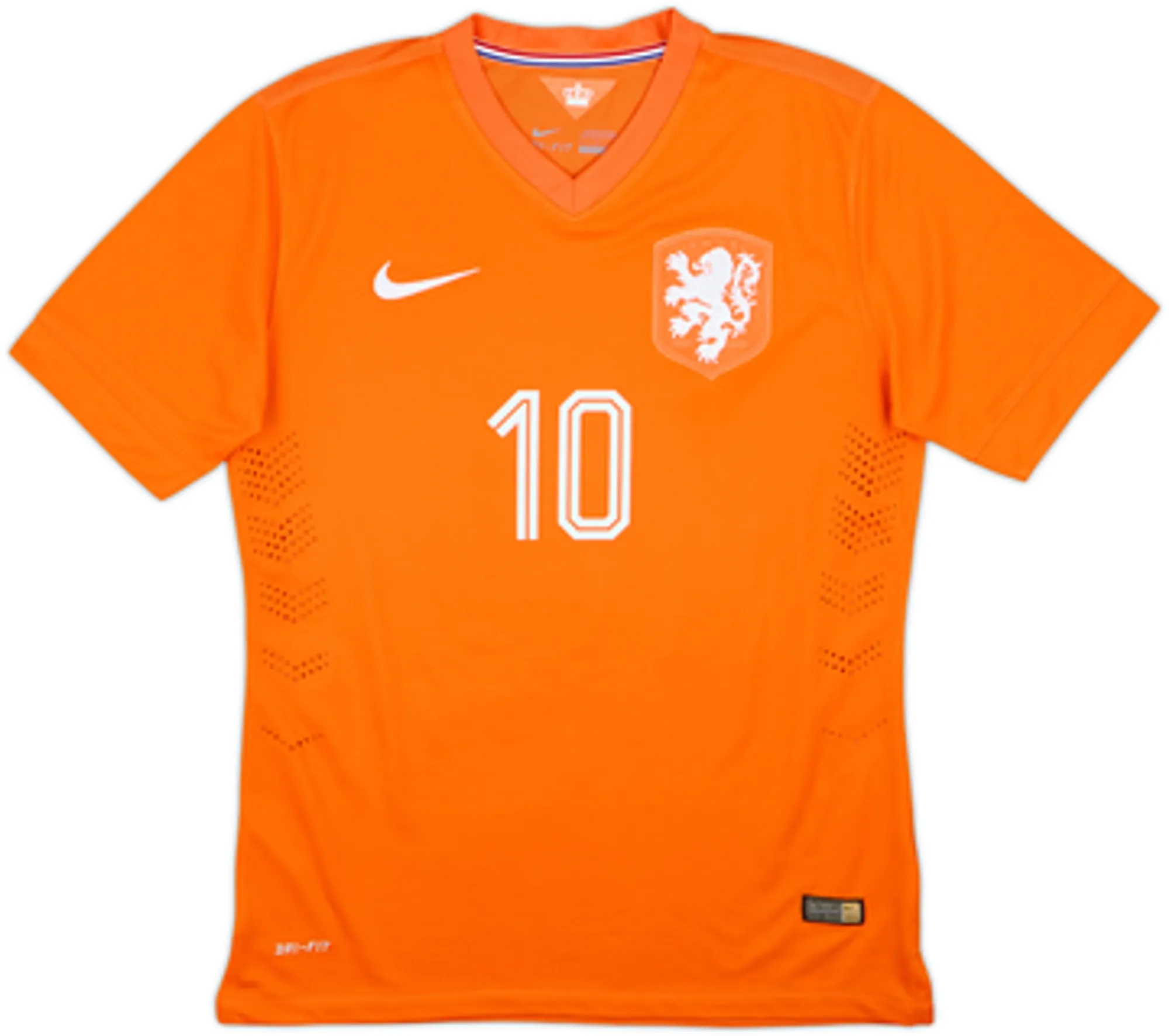2014-15 Netherlands Player Issue Home Shirt Sneijder #10 - 10/10 - (S)