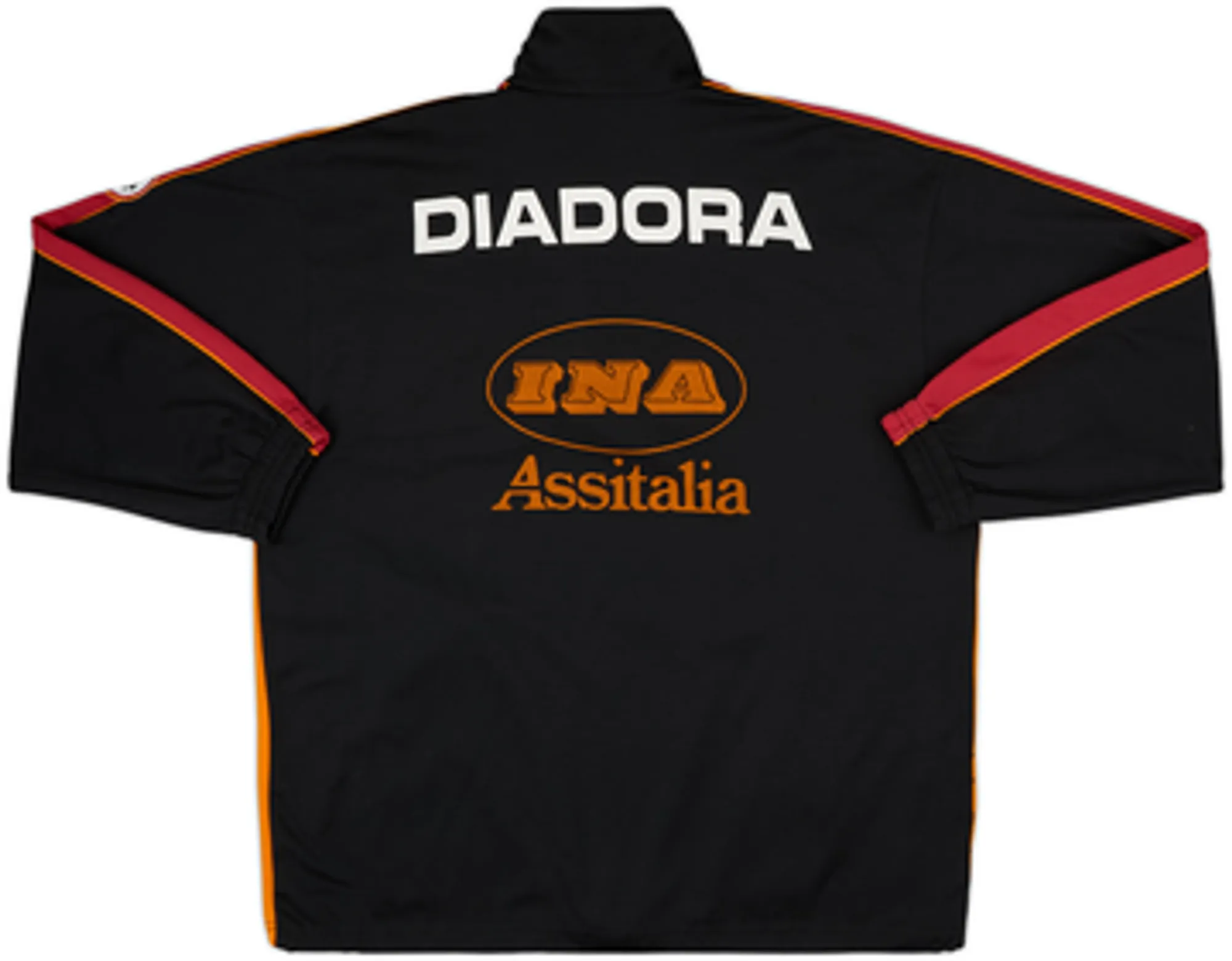1999-00 Roma Diadora 1/4 Zip Drill Top - 8/10 - (XL)