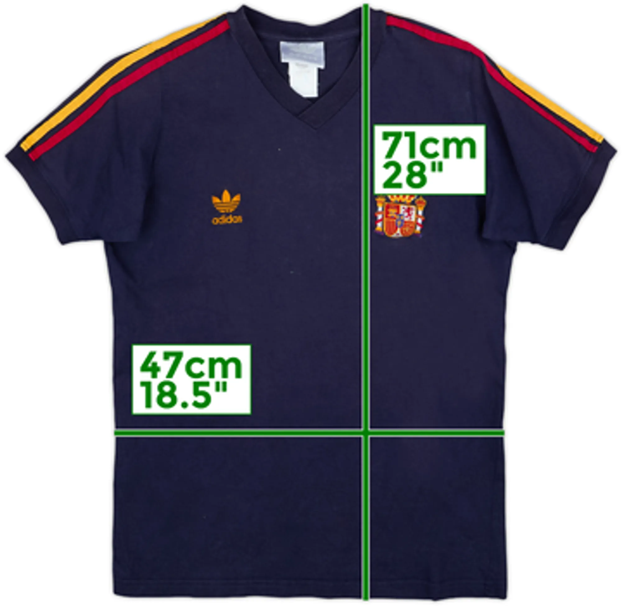 2000-01 Spain adidas Cotton Tee - 8/10 - (L)