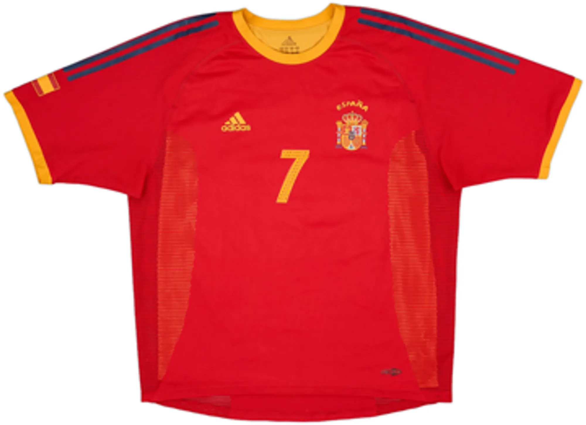 2002-04 Spain Player Issue Home Shirt Raul #7 - 8/10 - (XL)