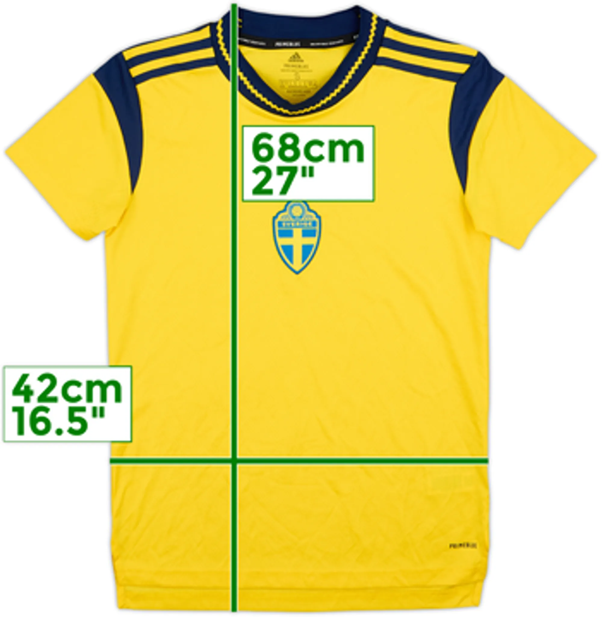 2022-23 Sweden Women's Home Shirt - 8/10 - (Women's S)