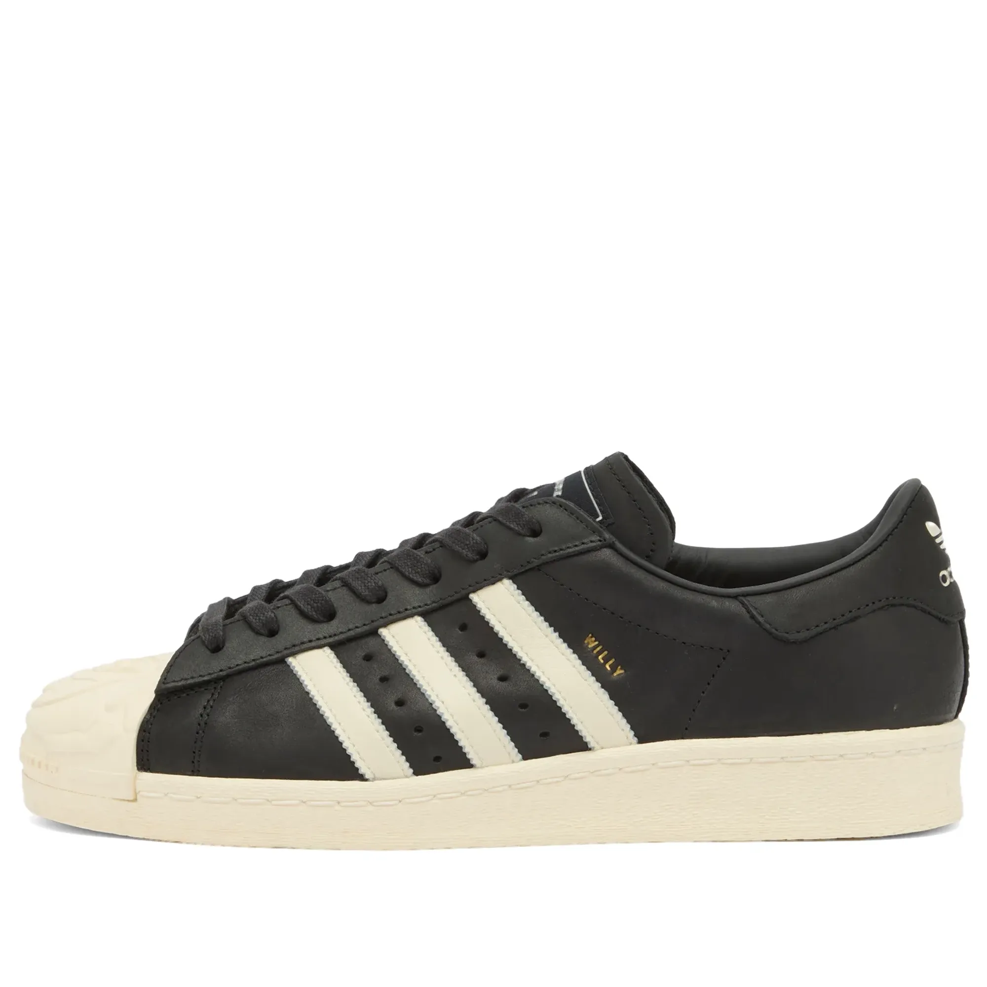Adidas Men's x Willy Chavarria Superstar Core Black/Off White/Gold Met.