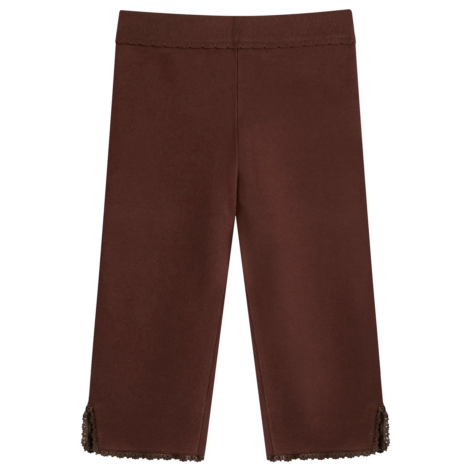 House Of Sunny Women's Classic Capri Pants Coffee