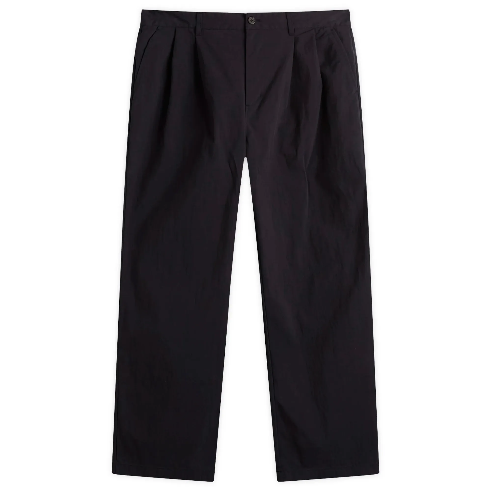 Danton Men's Double Pleat Easy Pants Navy