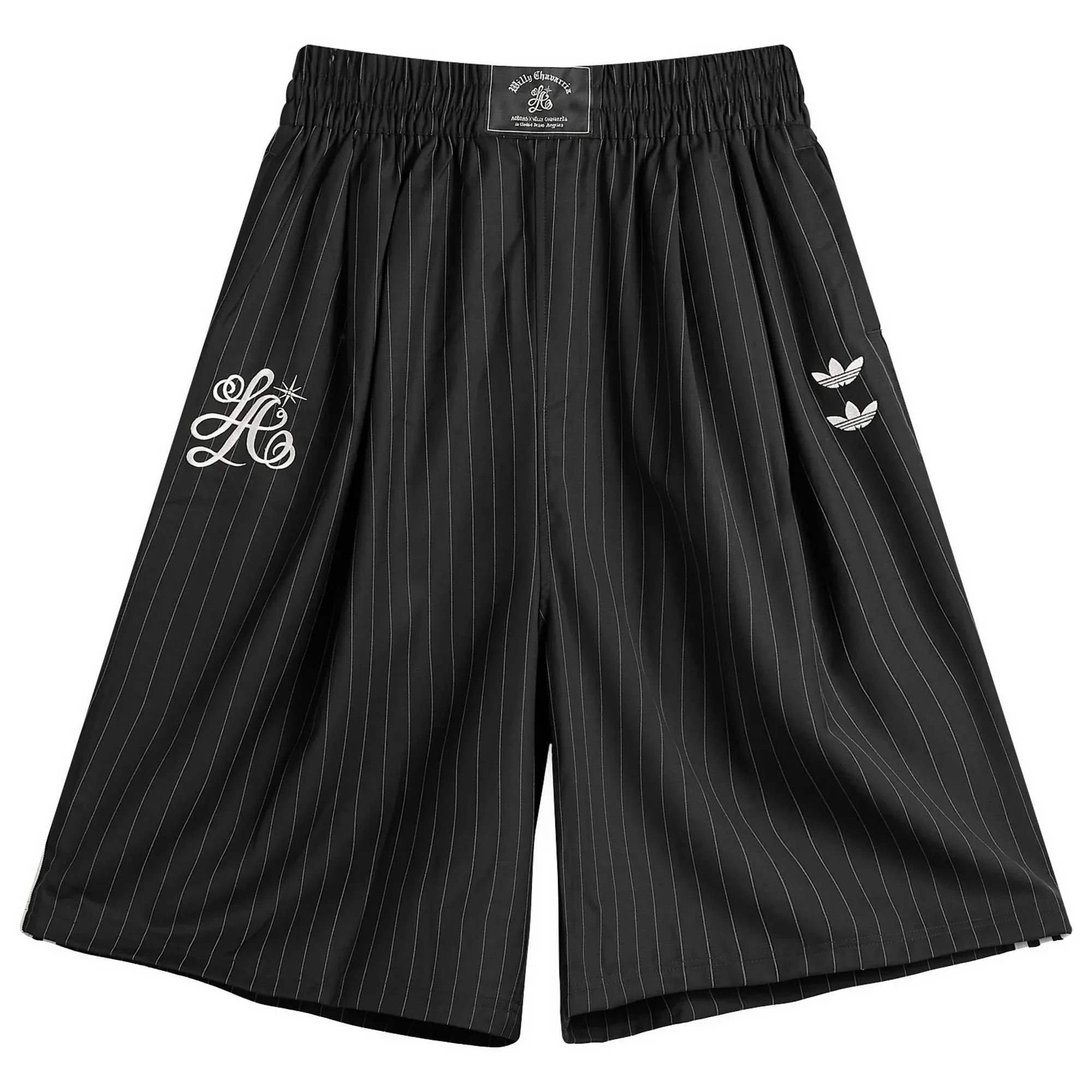 Adidas Men's x Willy Chavarria Pinstripe Short Black/White