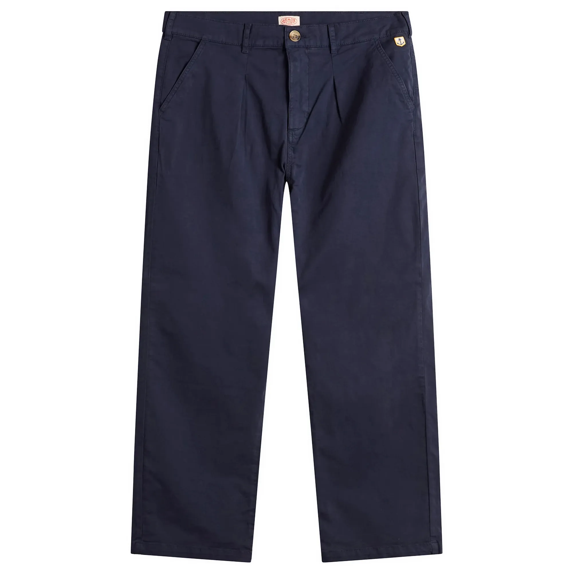 Armor-Lux Men's Pleated Trouser Marine Deep