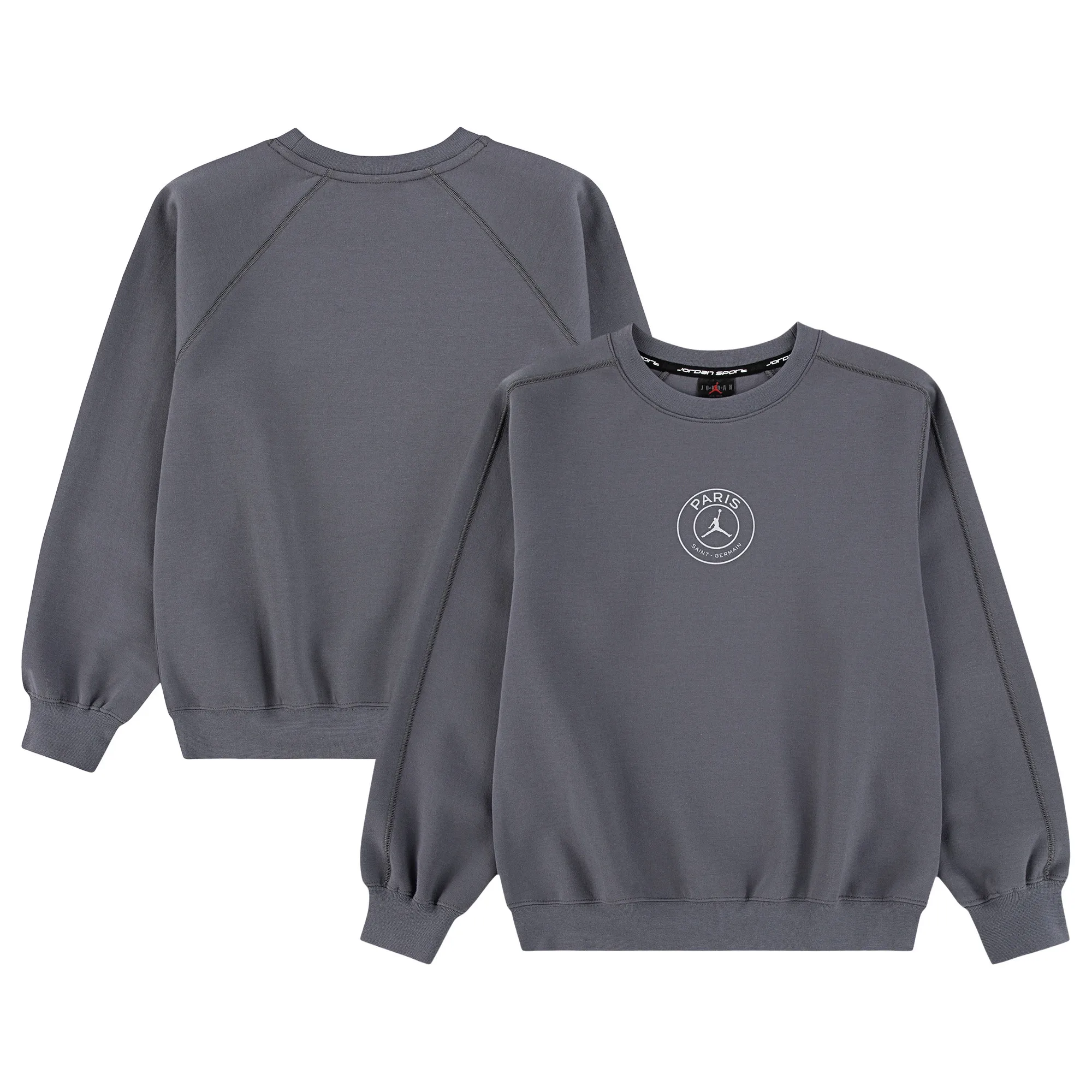 PSG Jordan Hoop Crew Sweat - Graphite - Boys