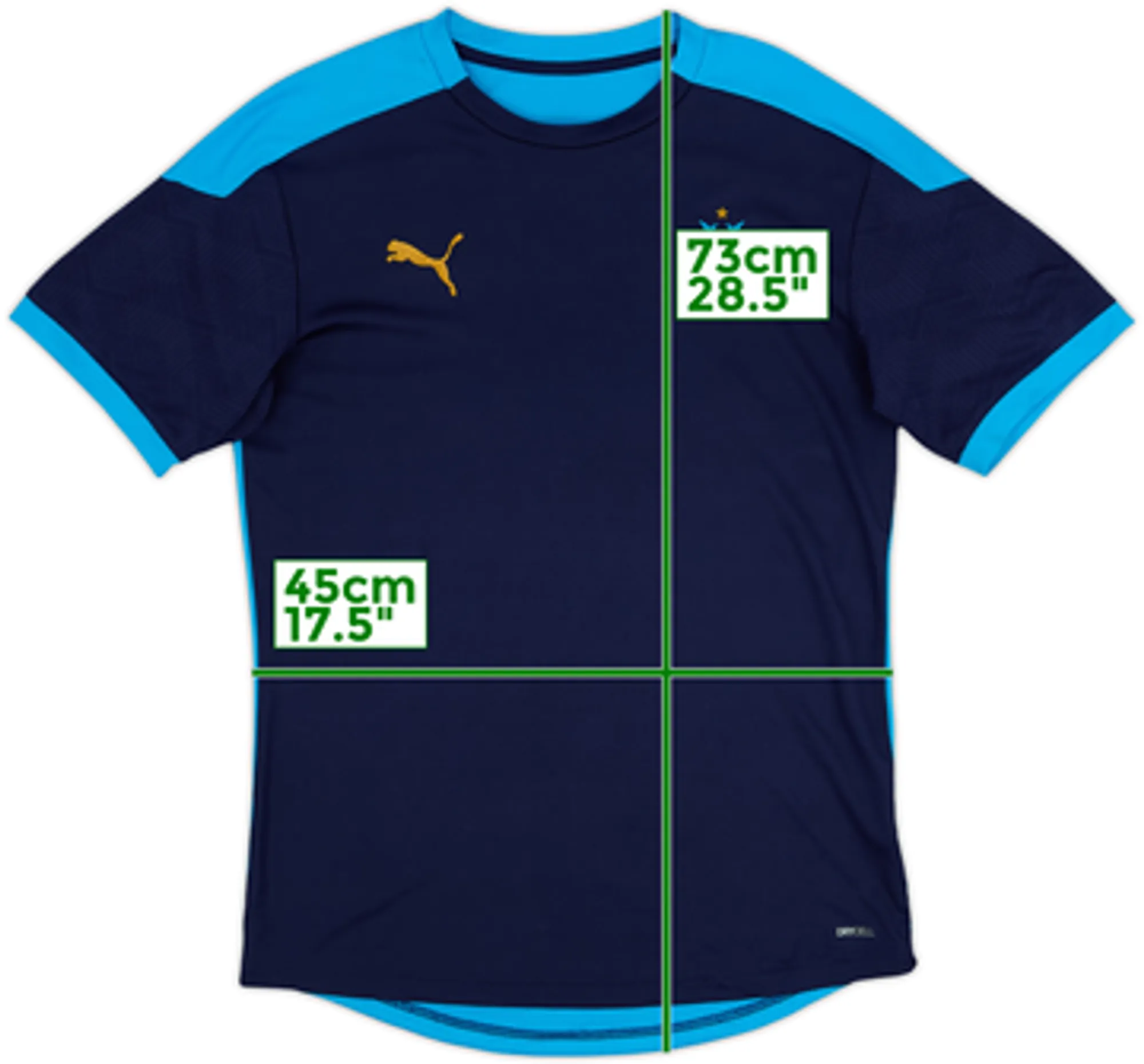 2020-21 Marseille Puma Training Shirt - 8/10 - (M)