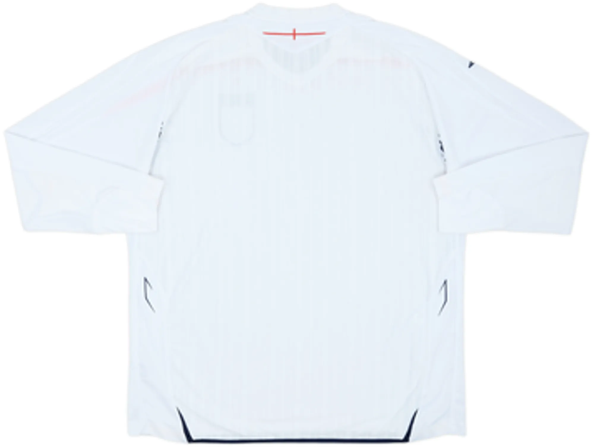 2007-09 England Home L/S Shirt - 5/10 - (XXL)