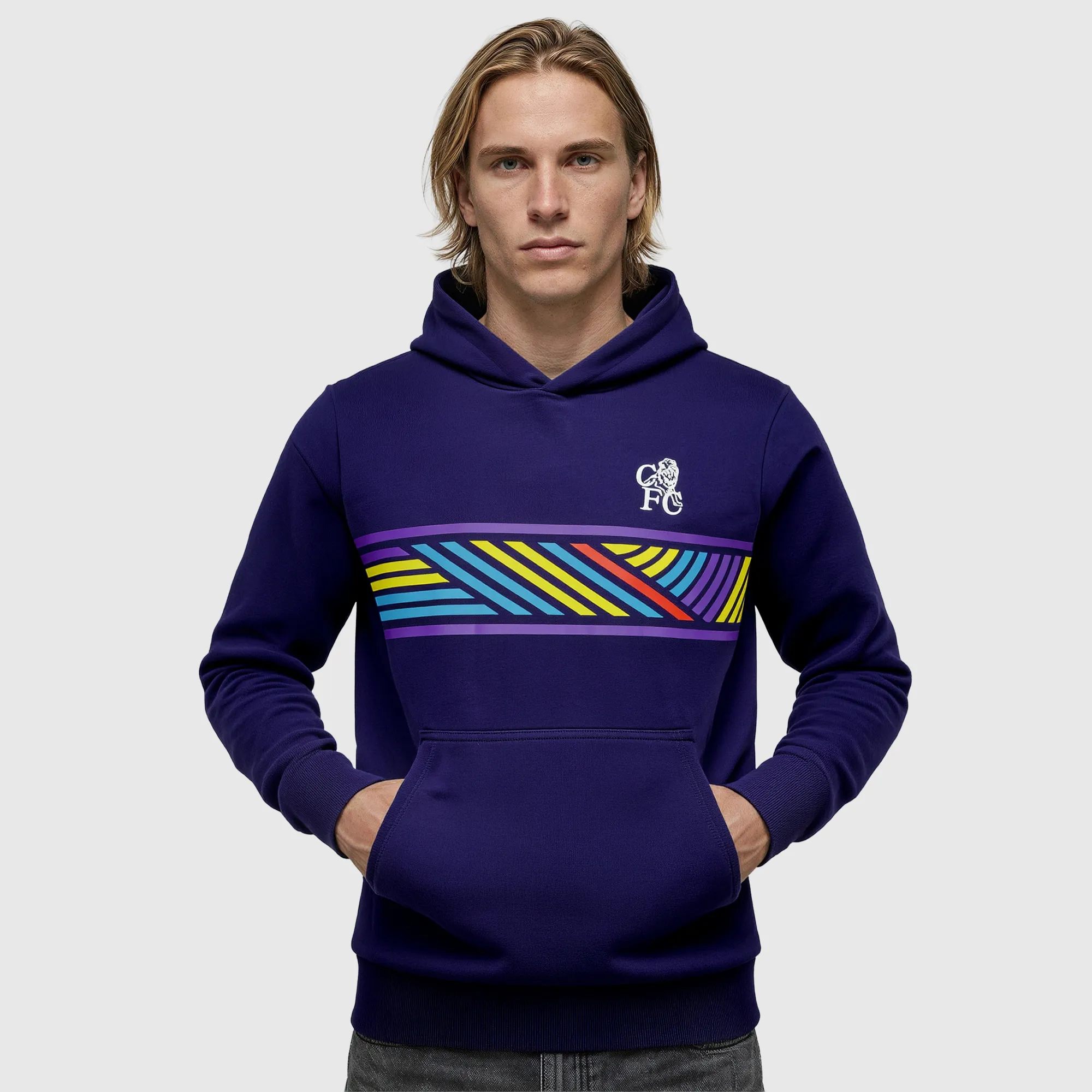 Chelsea 94 Away Reinspired Hoodie - Navy
