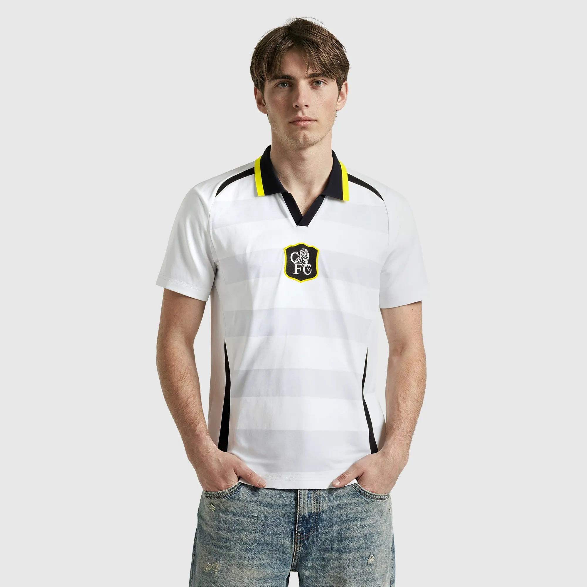 Chelsea 97 Cup Final Reinspired Polo - White