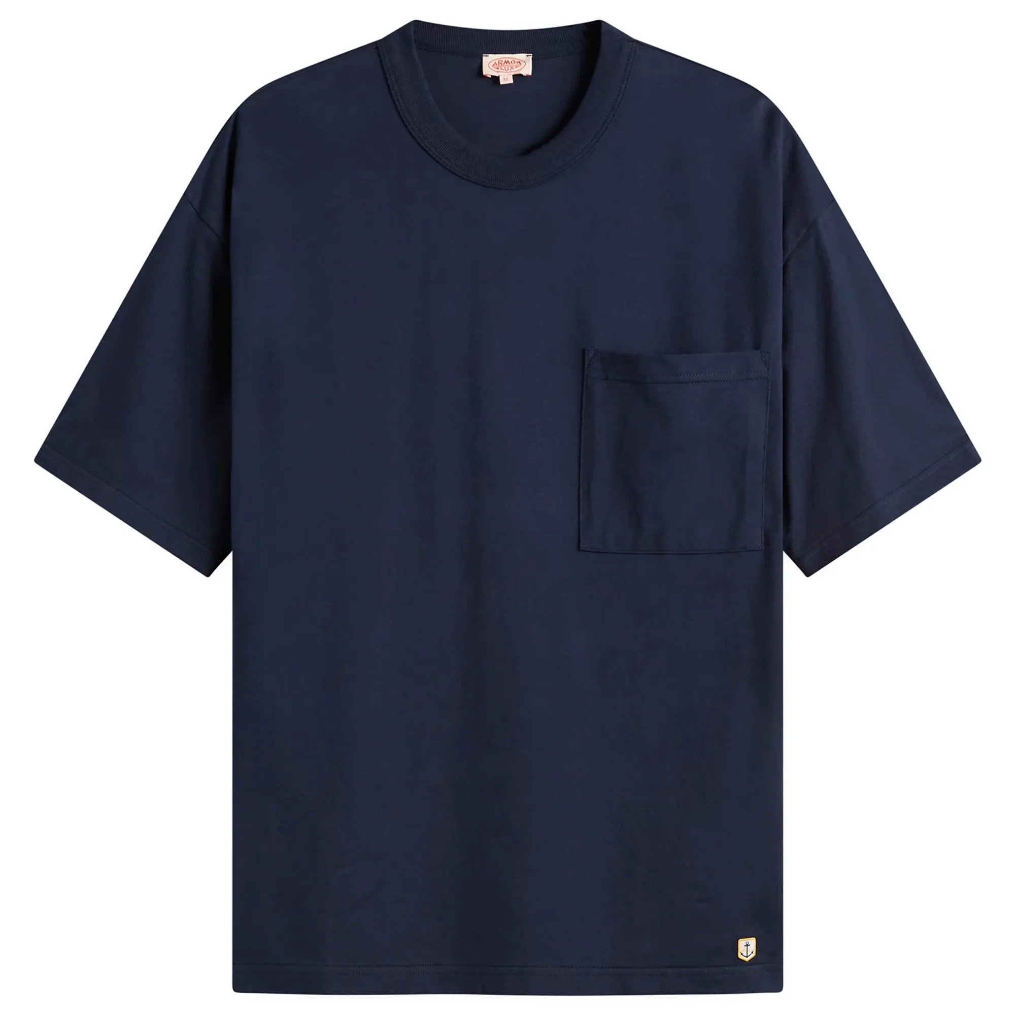Armor-Lux Men's Heavyweight Pocket T-Shirt Marine Deep