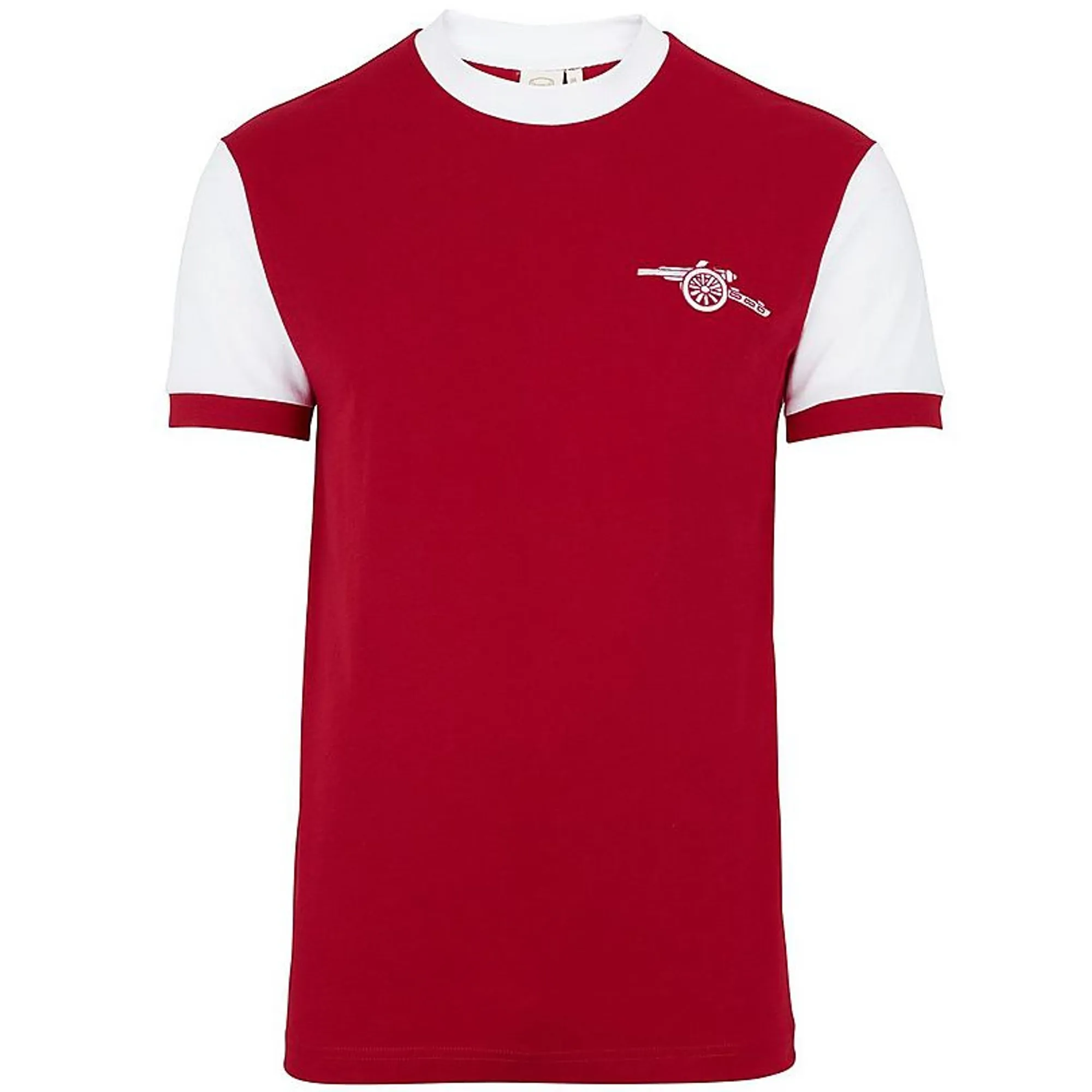 Arsenal Retro 1970s Home Shirt, Red/White