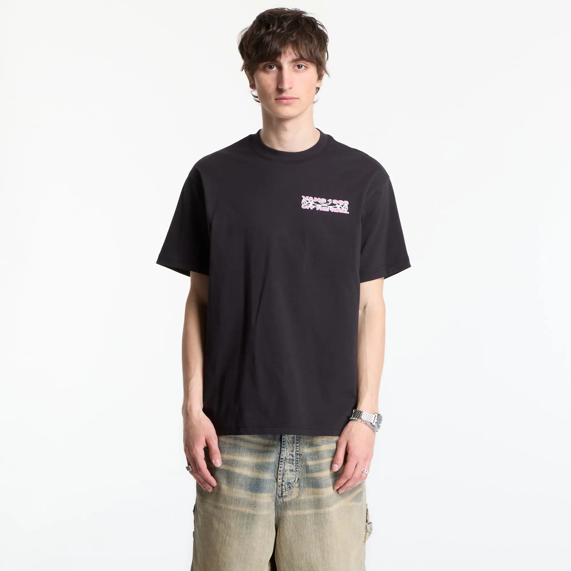 Vans - Barb Plate Loose T-Shirt, Man, Black