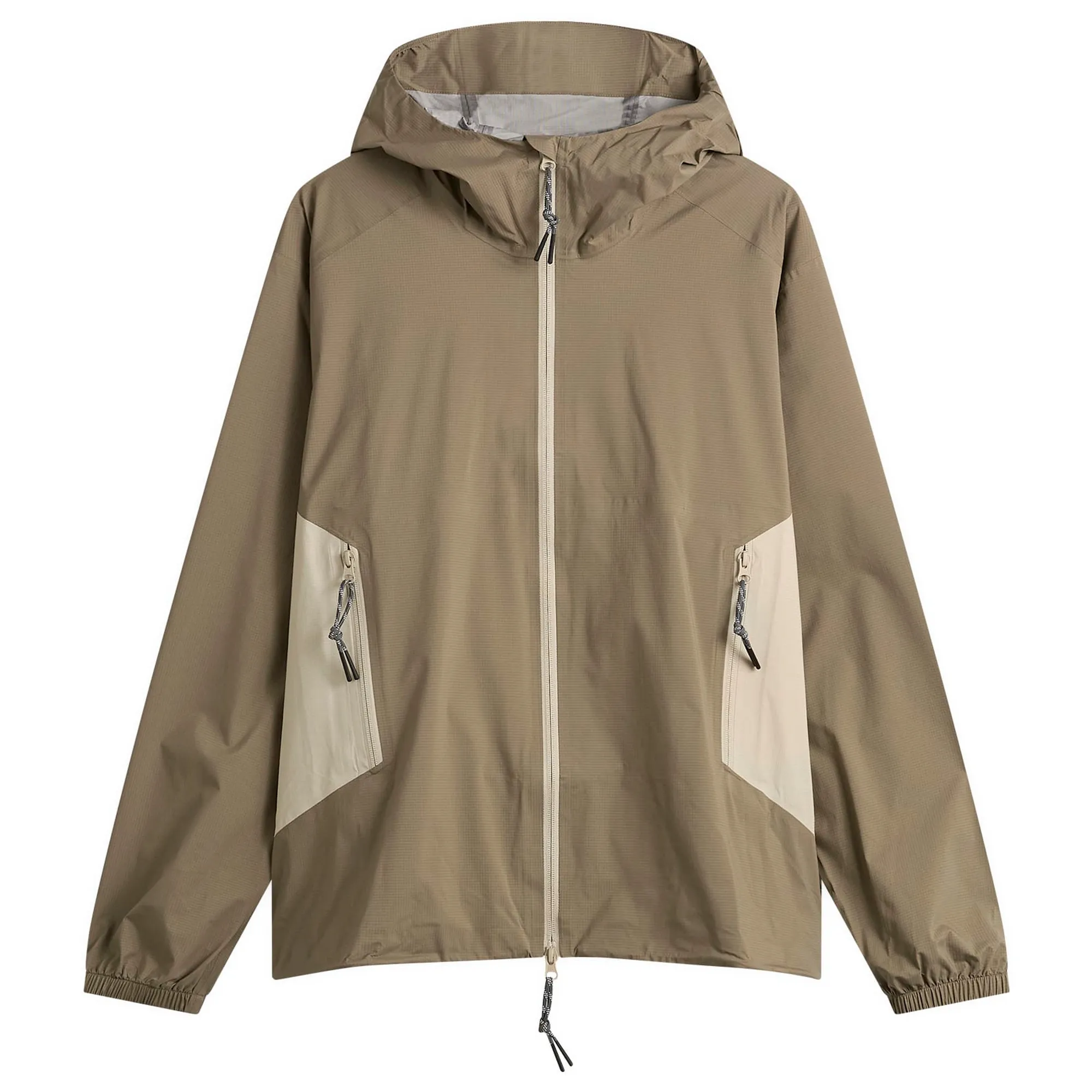 KA_YO_Prototype Men's Lightweight Hooded Shell Wind Jacket Bungee Cord