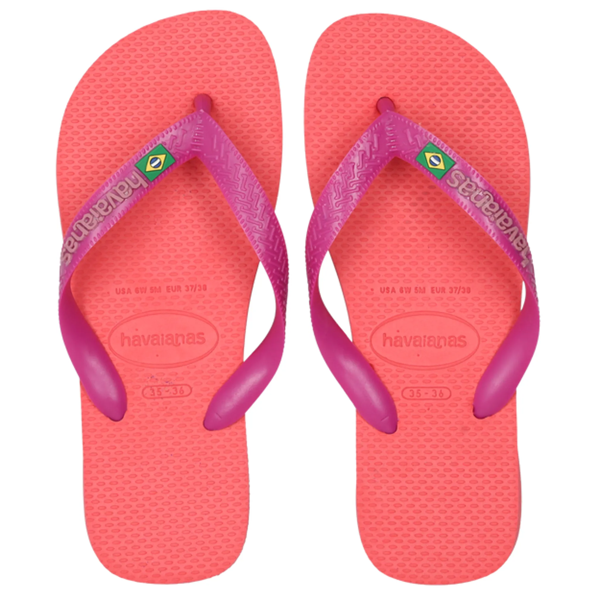 Havaianas Brasil Logo Women Flip-Flops and Sandals - Pink