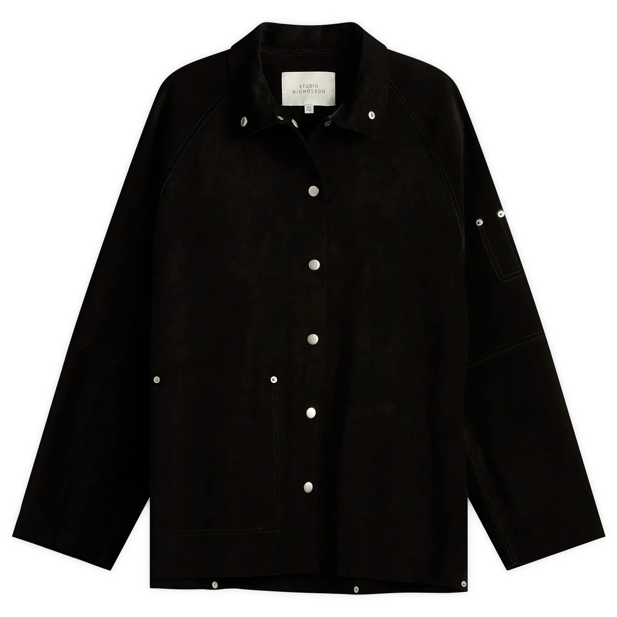 Studio Nicholson Women's Dash Suede Jacket Black