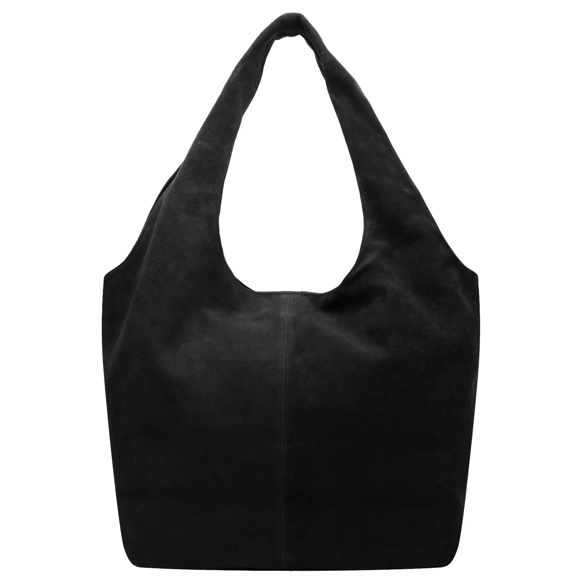 Mazi Untitled Flow Suede Tote Bag Black
