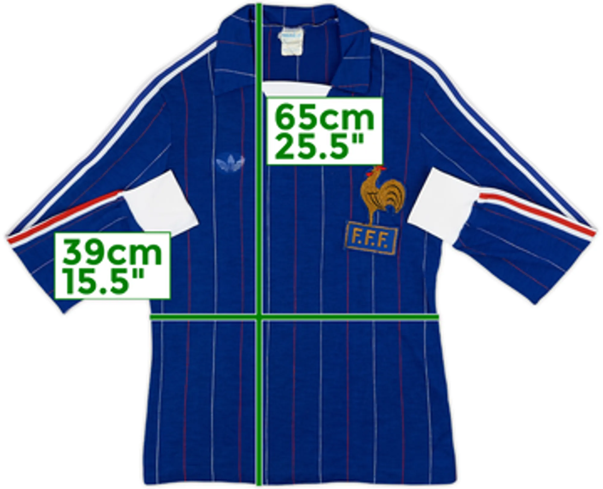 1980-82 France Home L/S Shirt - 7/10 - (S)