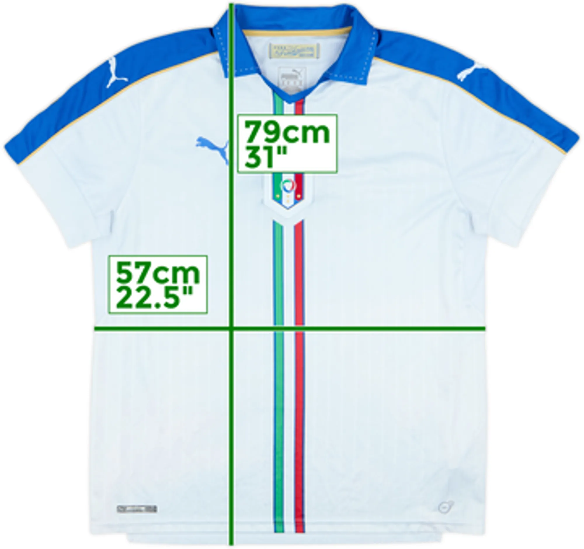 2016-17 Italy Away Shirt - 5/10 - (XL)