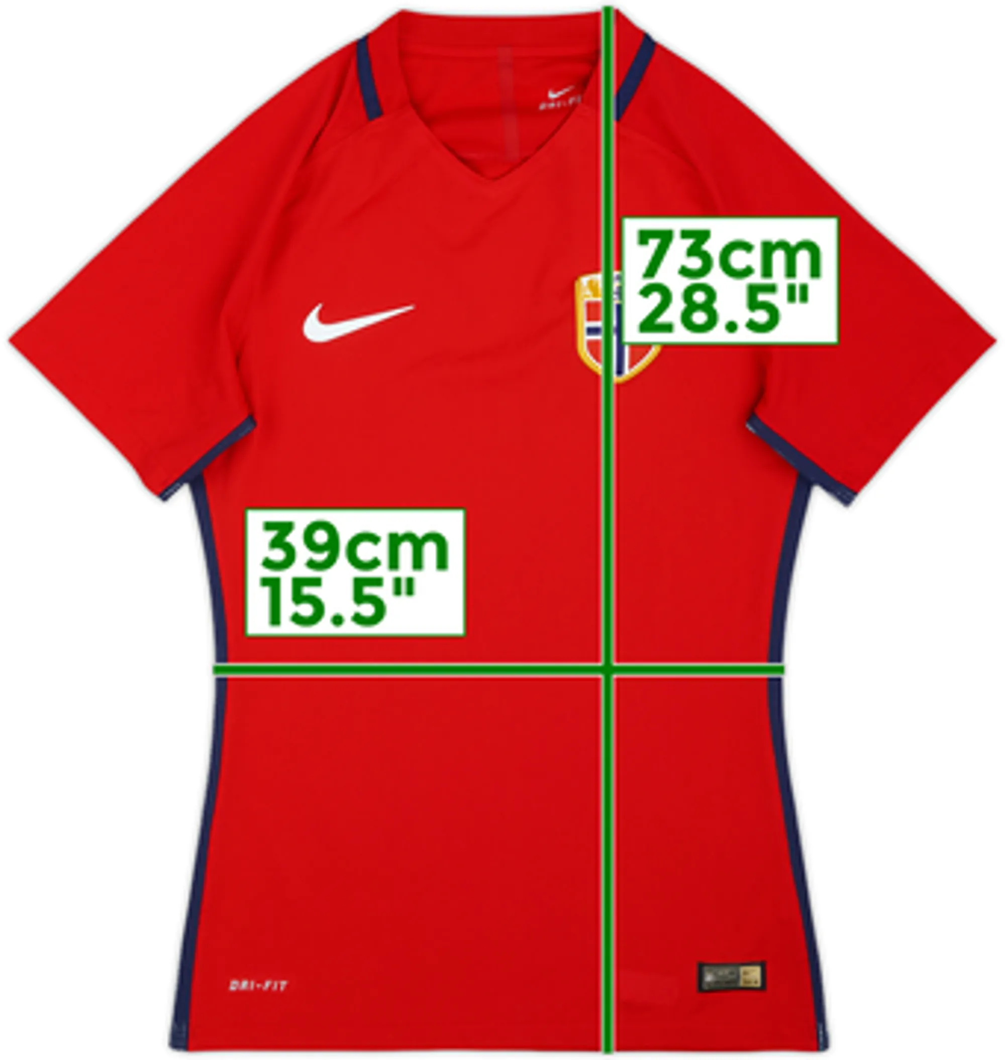2016-18 Norway Authentic Home Shirt - 5/10 - (S)