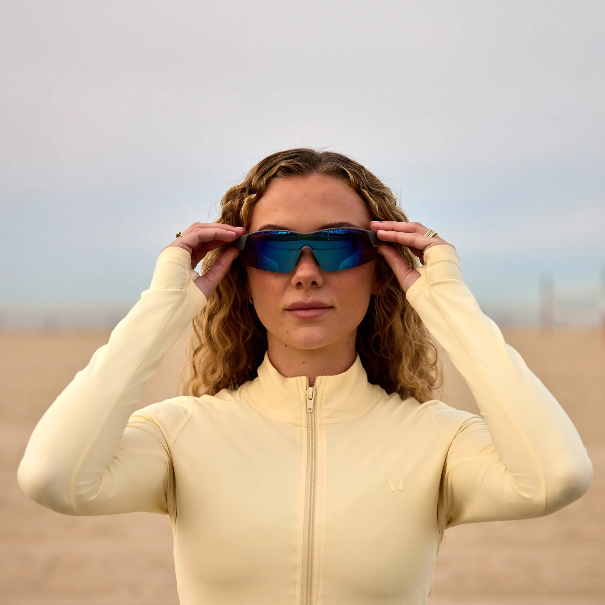 MP X Holly B Running Sunglasses and Case - Blue