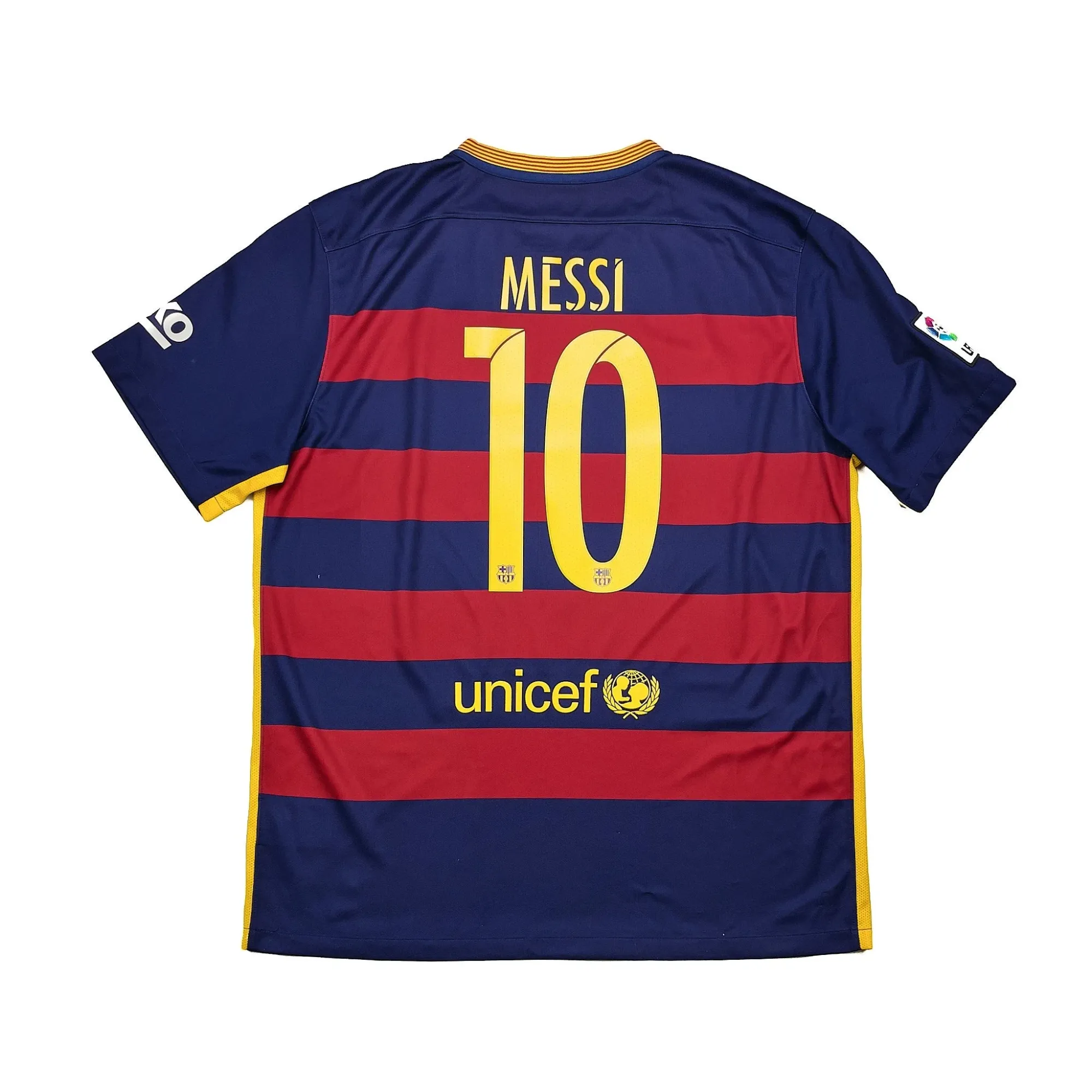 2015/16 Barcelona Messi #10 Home Shirt (XL) Nike | Cult Kits