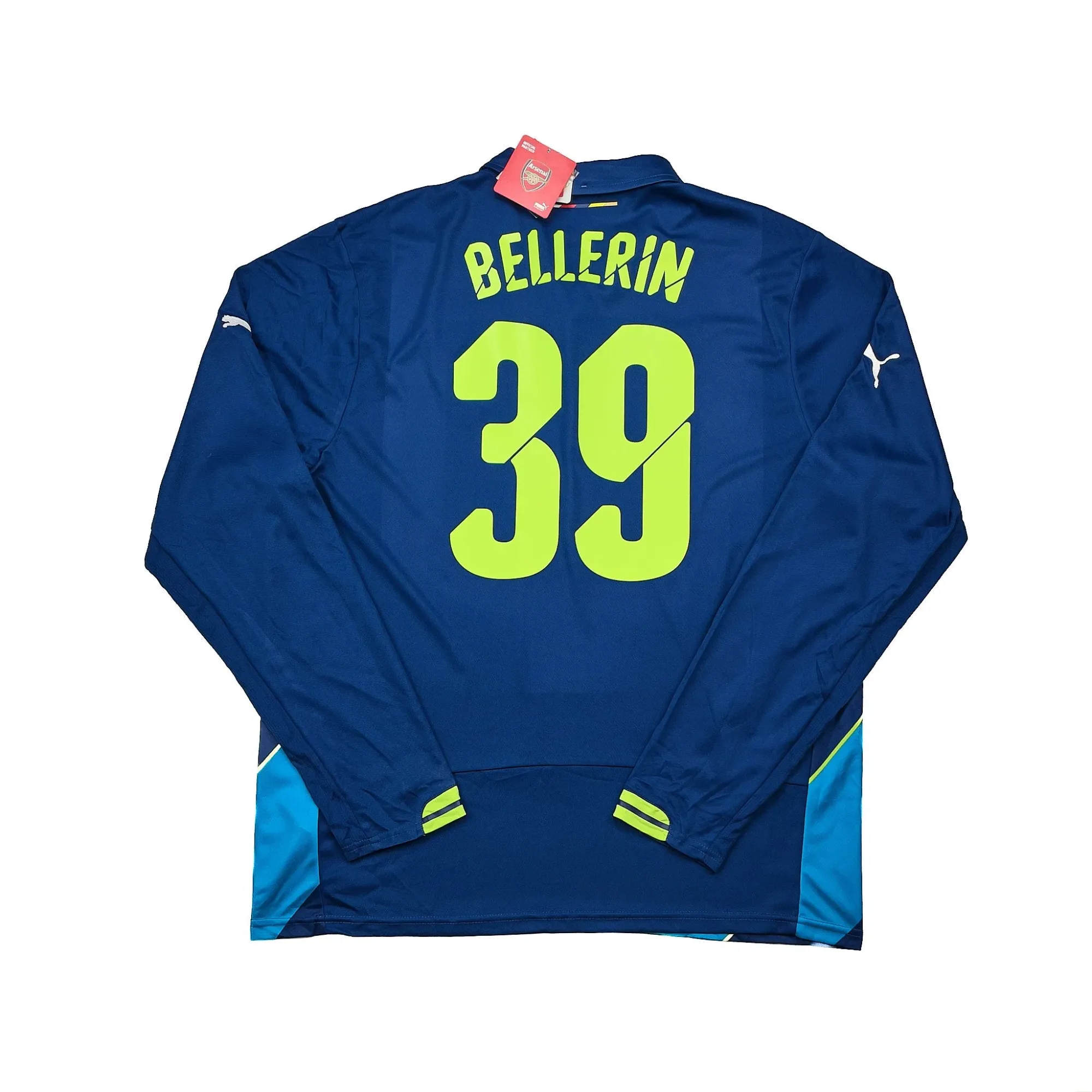 2014/15 Arsenal Bellerin #39 *BNWT* L/S Third Shirt (XL) Puma | Cult Kits